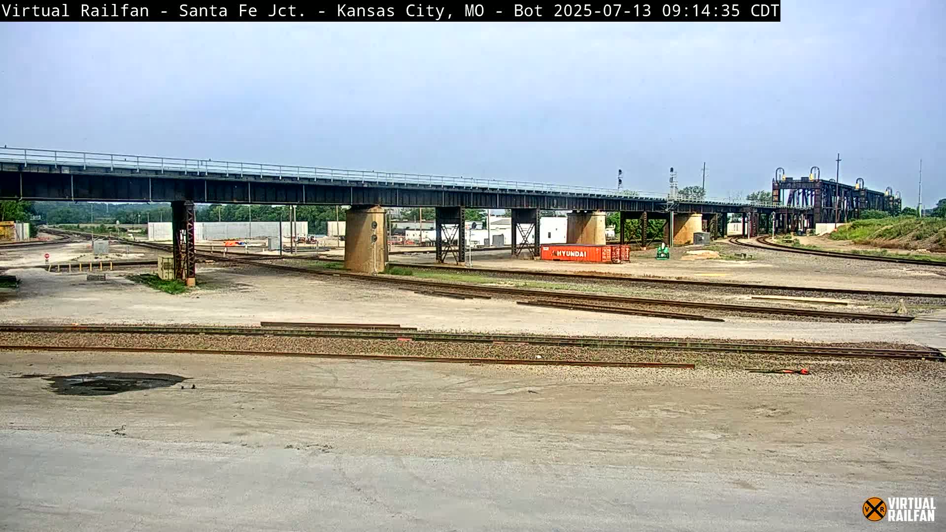 Kansas City Santa Fe Railway Junction Live Cam - Kansas City, Jackson, Missouri, USA 