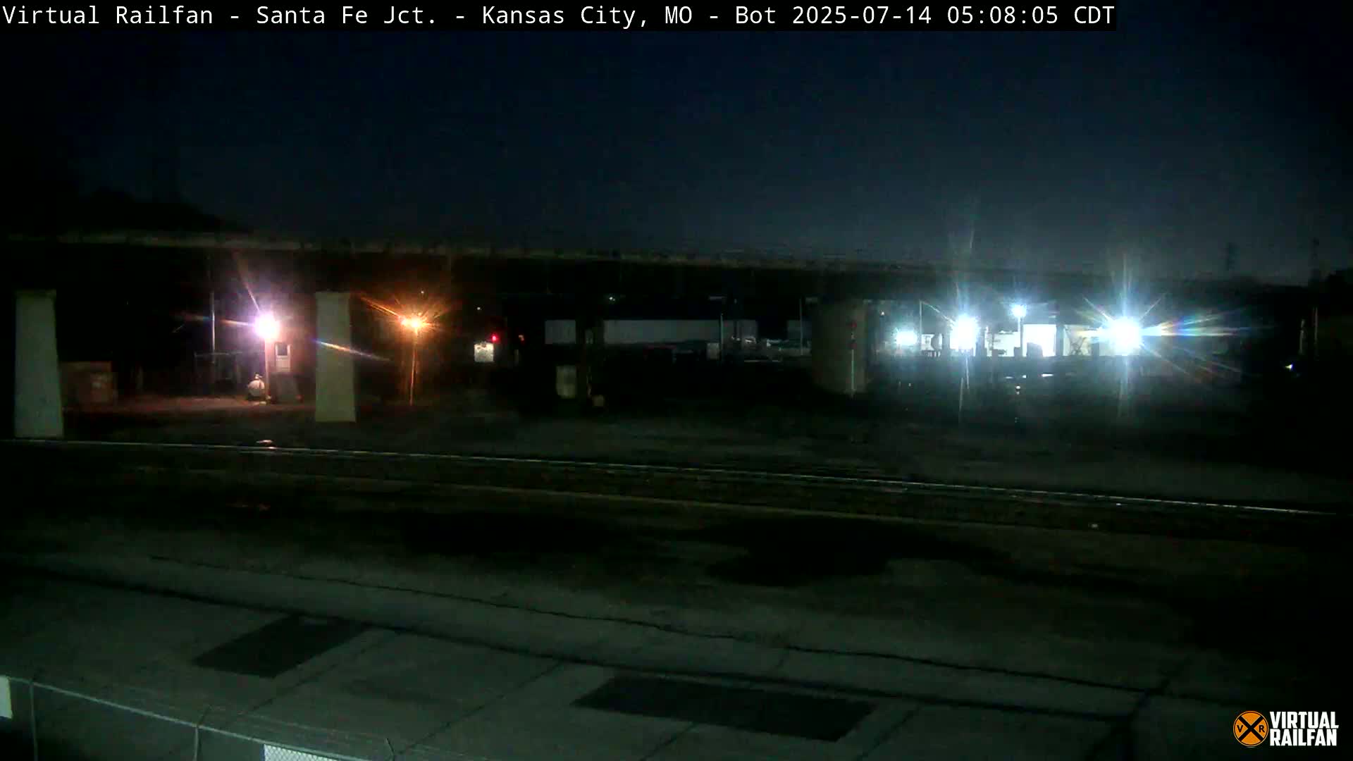 Kansas City Santa Fe Railway Junction Live Cam - Kansas City, Jackson, Missouri, USA 
