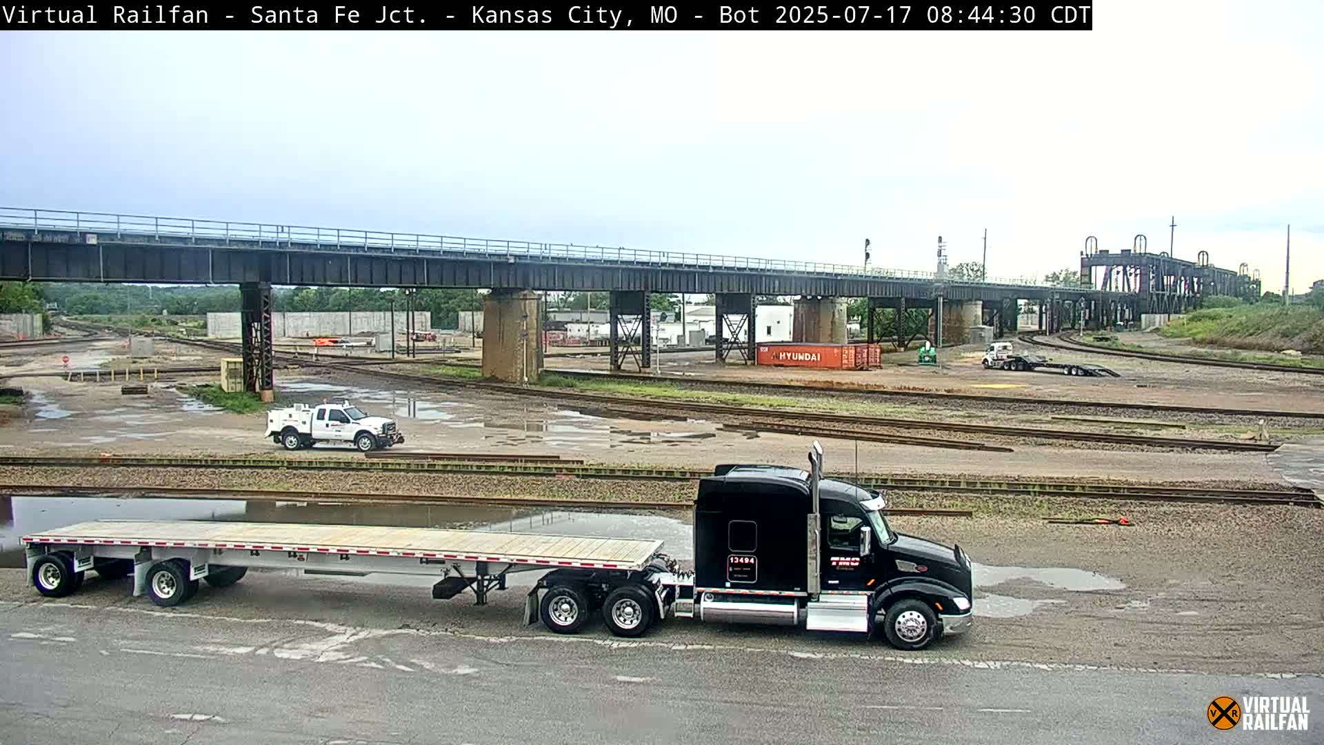 Kansas City Santa Fe Railway Junction Live Cam - Kansas City, Jackson, Missouri, USA 