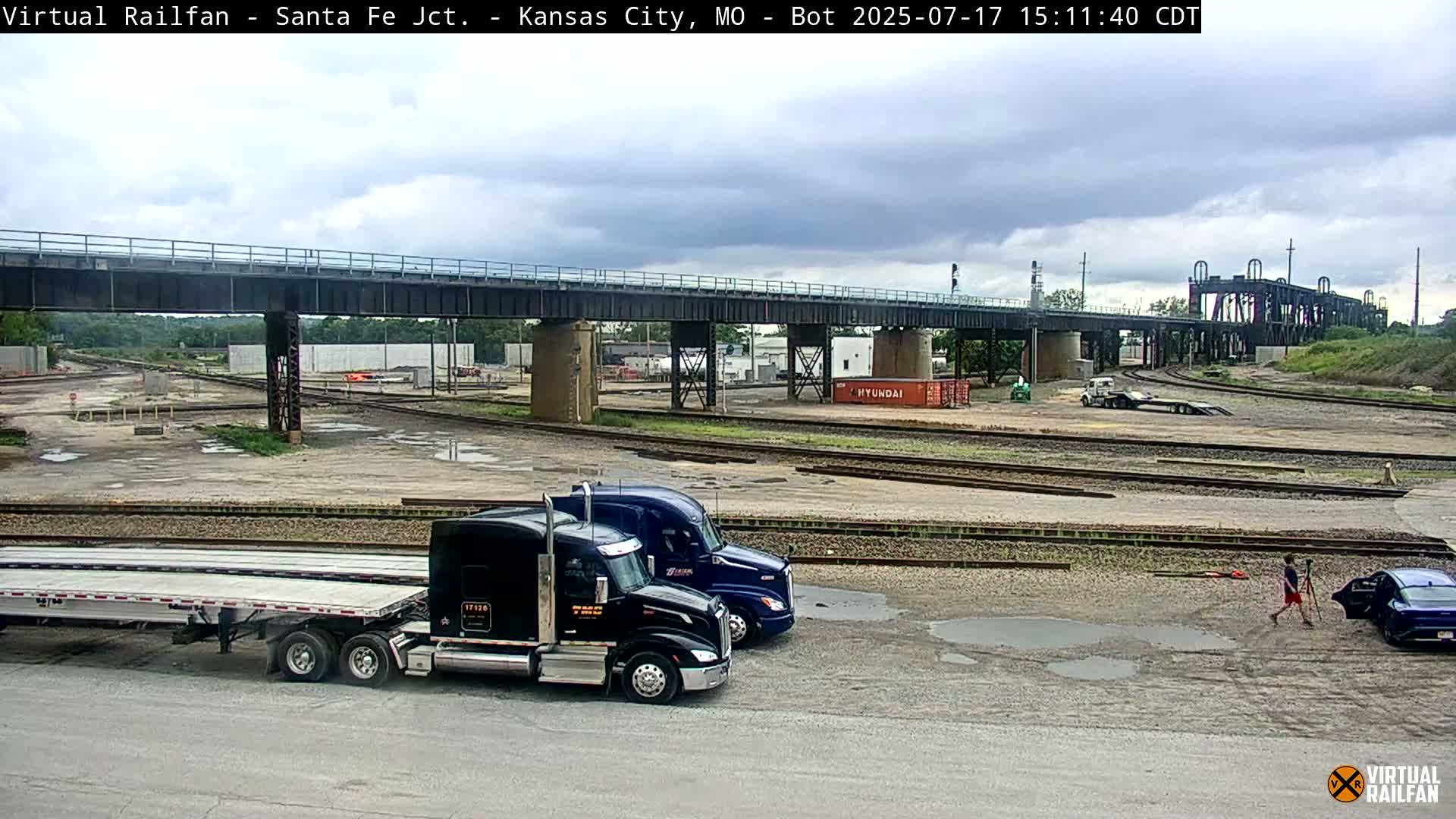 Kansas City Santa Fe Railway Junction Live Cam - Kansas City, Jackson, Missouri, USA 