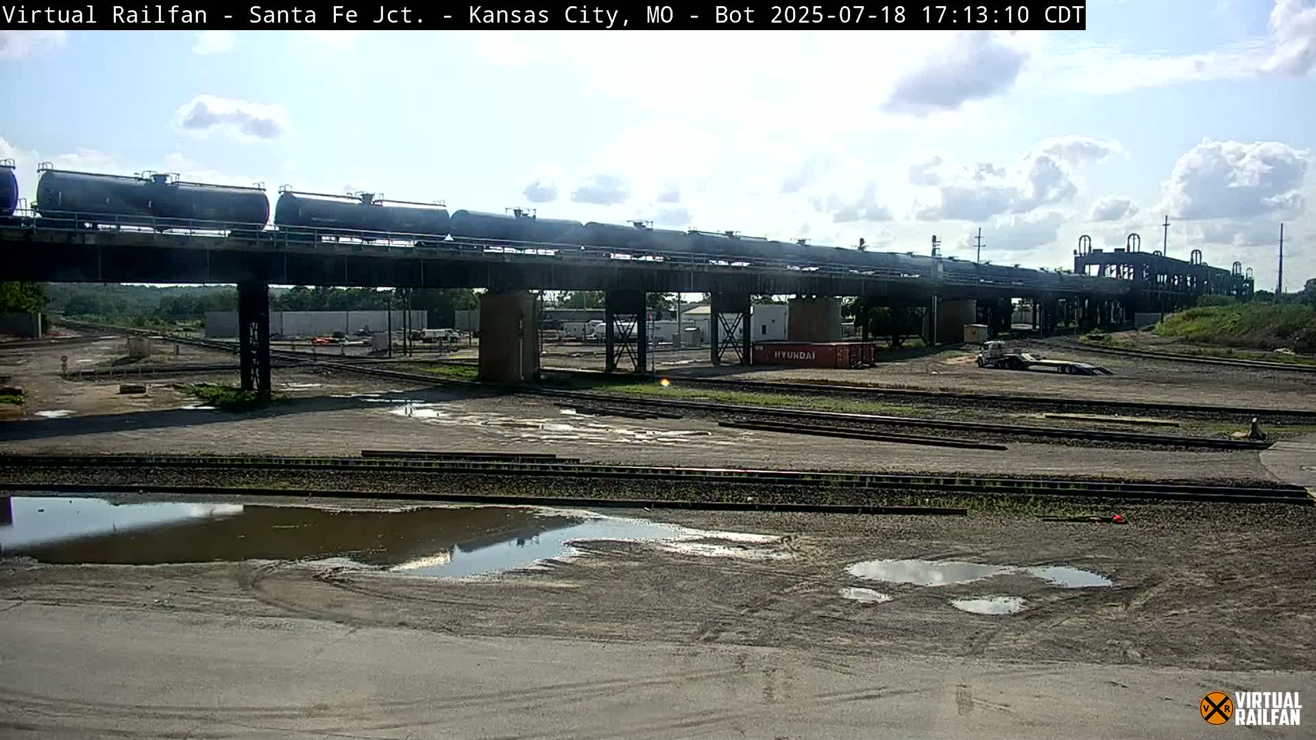 Kansas City Santa Fe Railway Junction Live Cam - Kansas City, Jackson, Missouri, USA 
