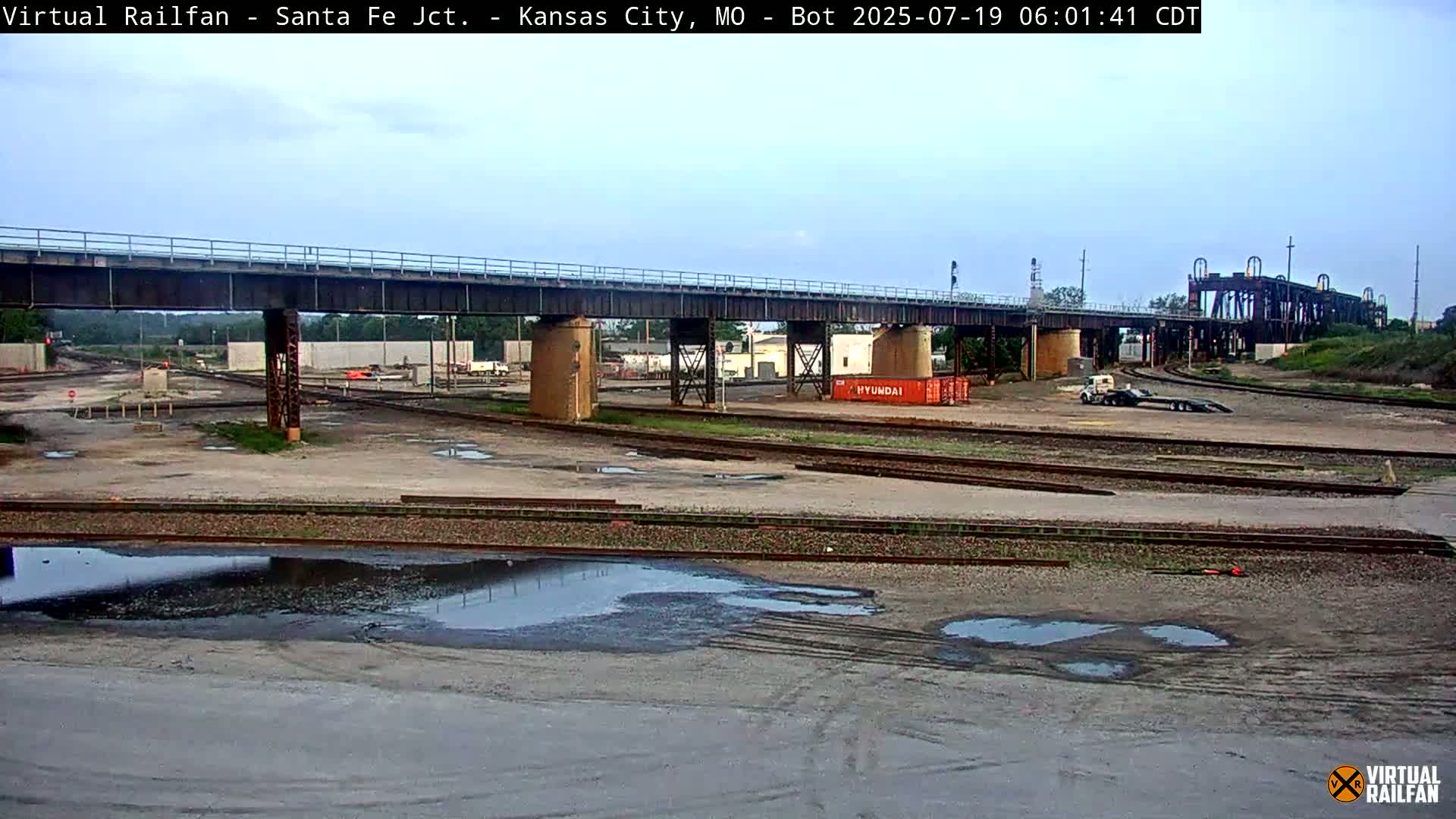 Kansas City Santa Fe Railway Junction Live Cam - Kansas City, Jackson, Missouri, USA 