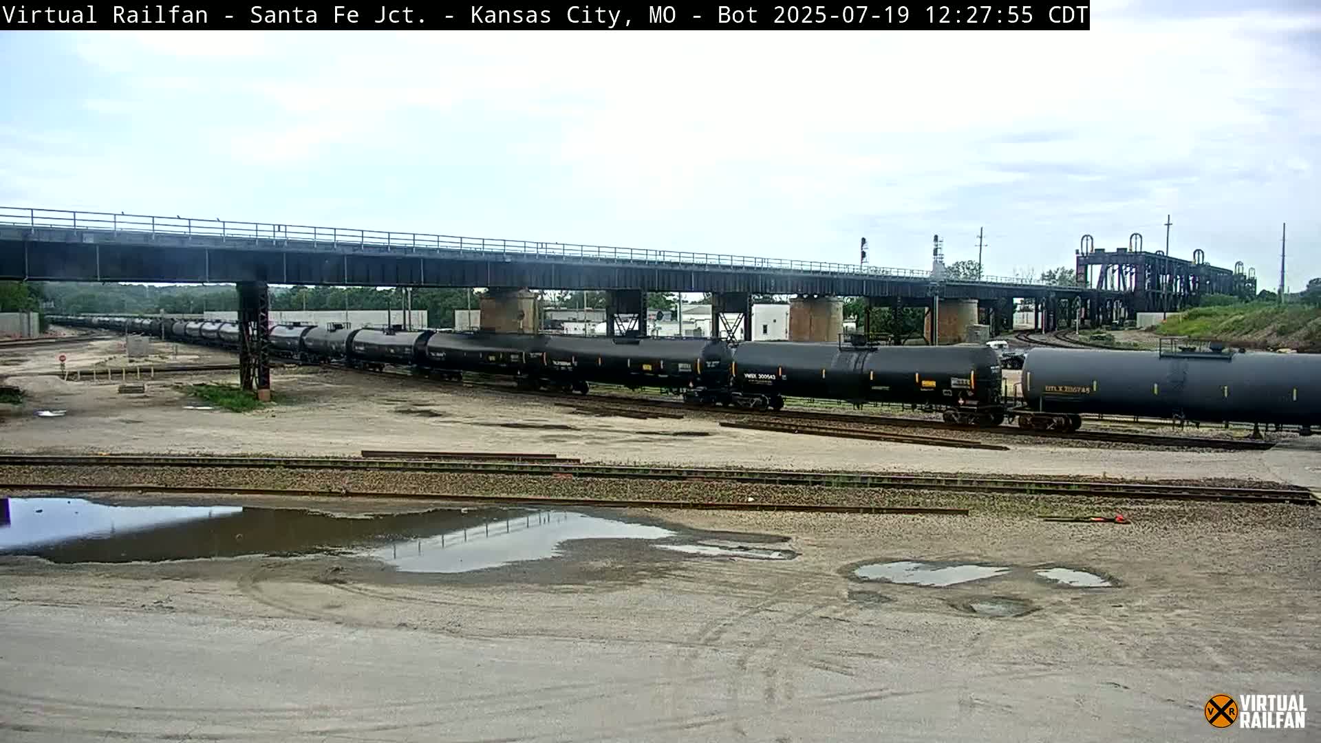 Kansas City Santa Fe Railway Junction Live Cam - Kansas City, Jackson, Missouri, USA 