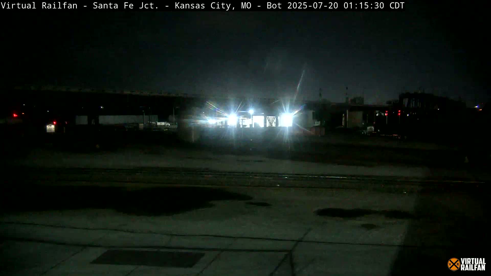 Kansas City Santa Fe Railway Junction Live Cam - Kansas City, Jackson, Missouri, USA 