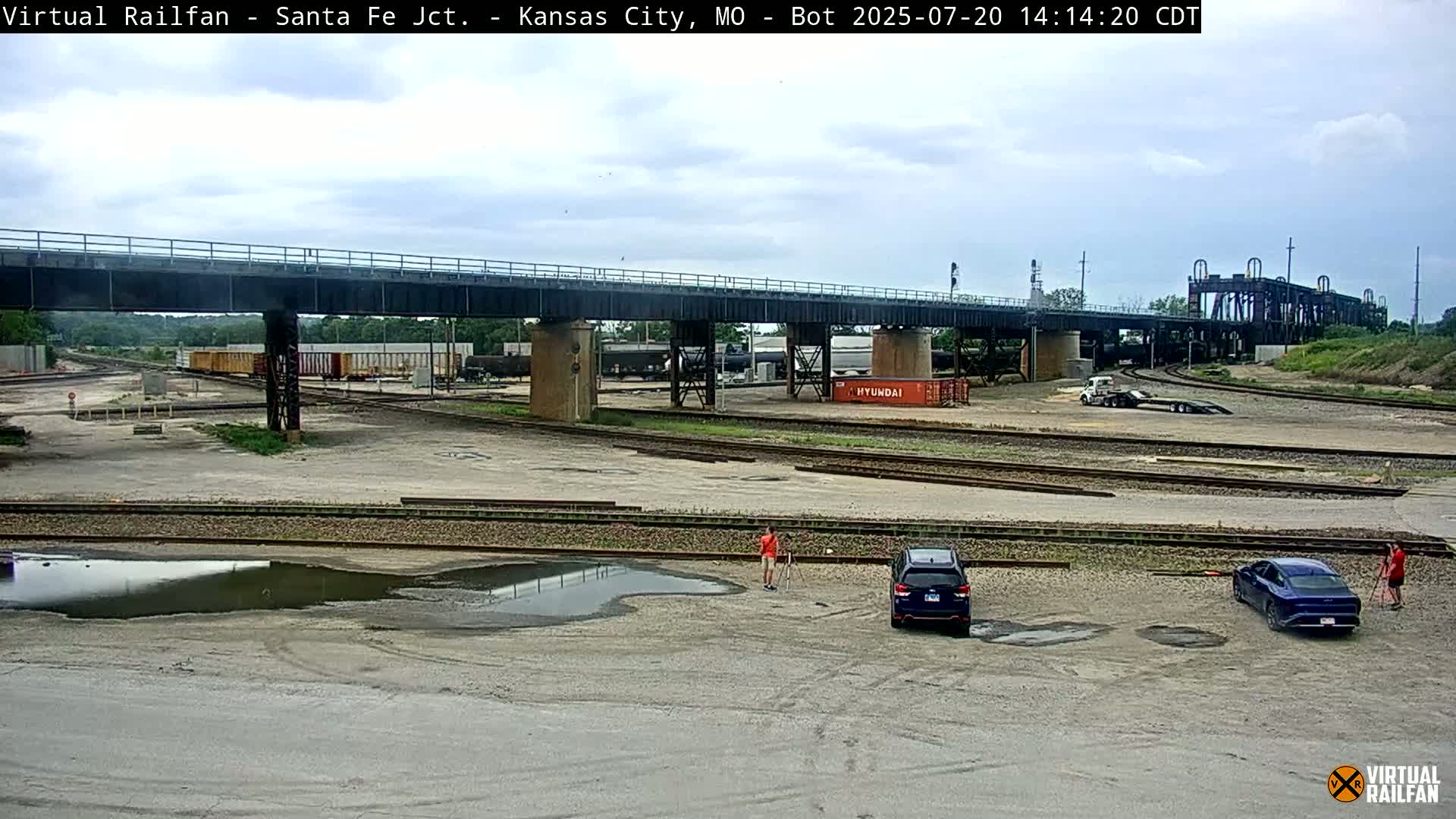 Kansas City Santa Fe Railway Junction Live Cam - Kansas City, Jackson, Missouri, USA 