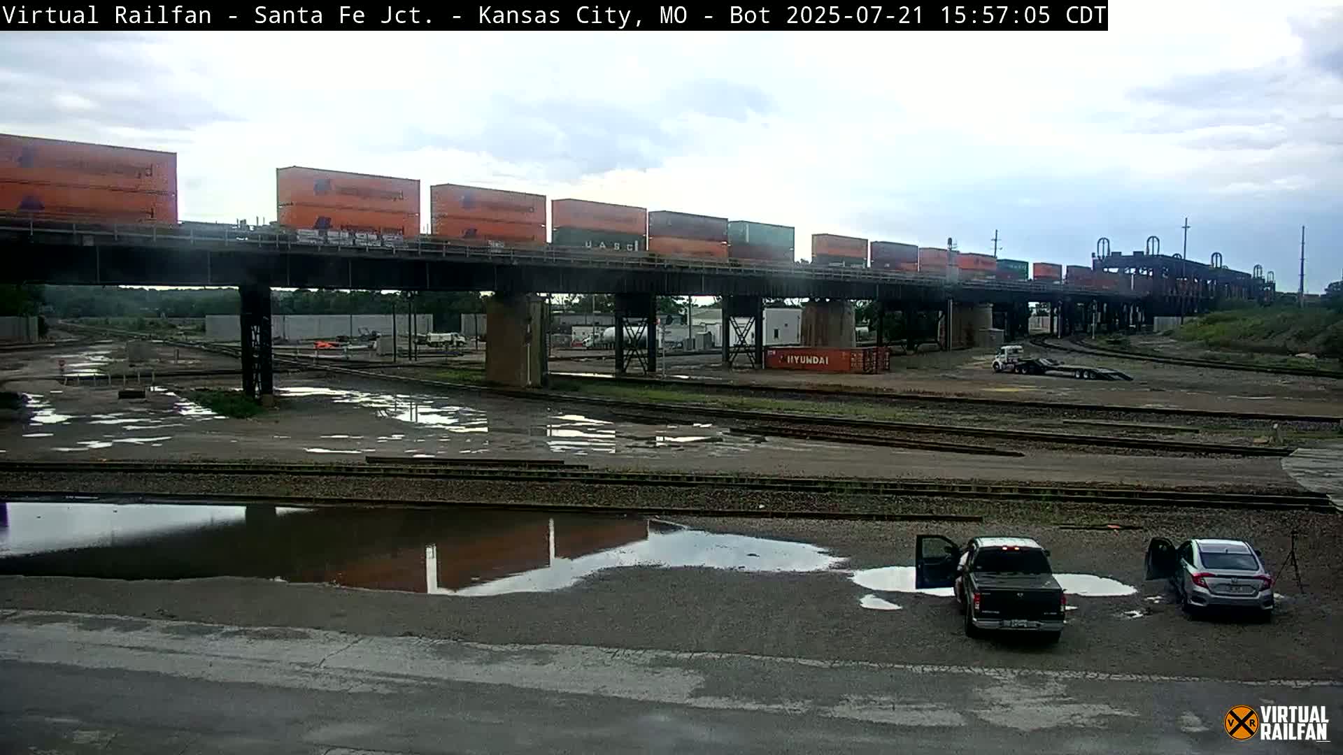 Kansas City Santa Fe Railway Junction Live Cam - Kansas City, Jackson, Missouri, USA 