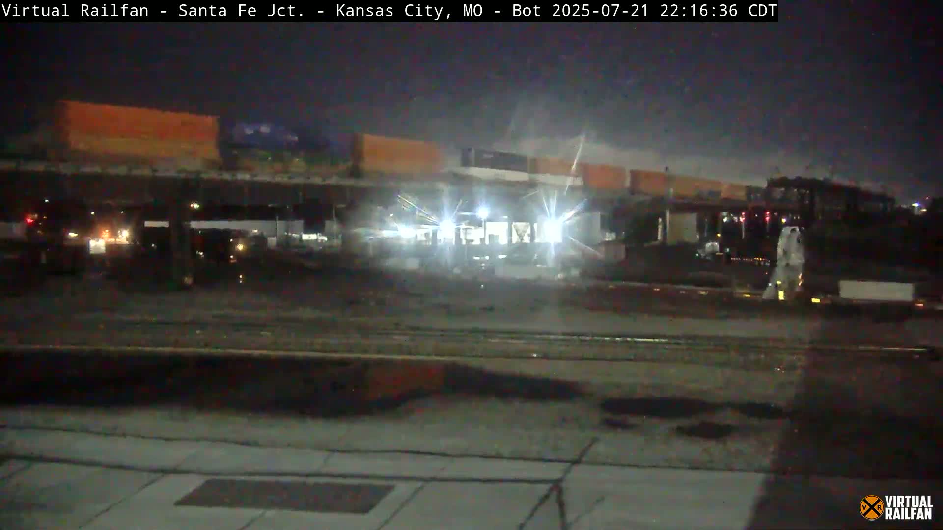 Kansas City Santa Fe Railway Junction Live Cam - Kansas City, Jackson, Missouri, USA 