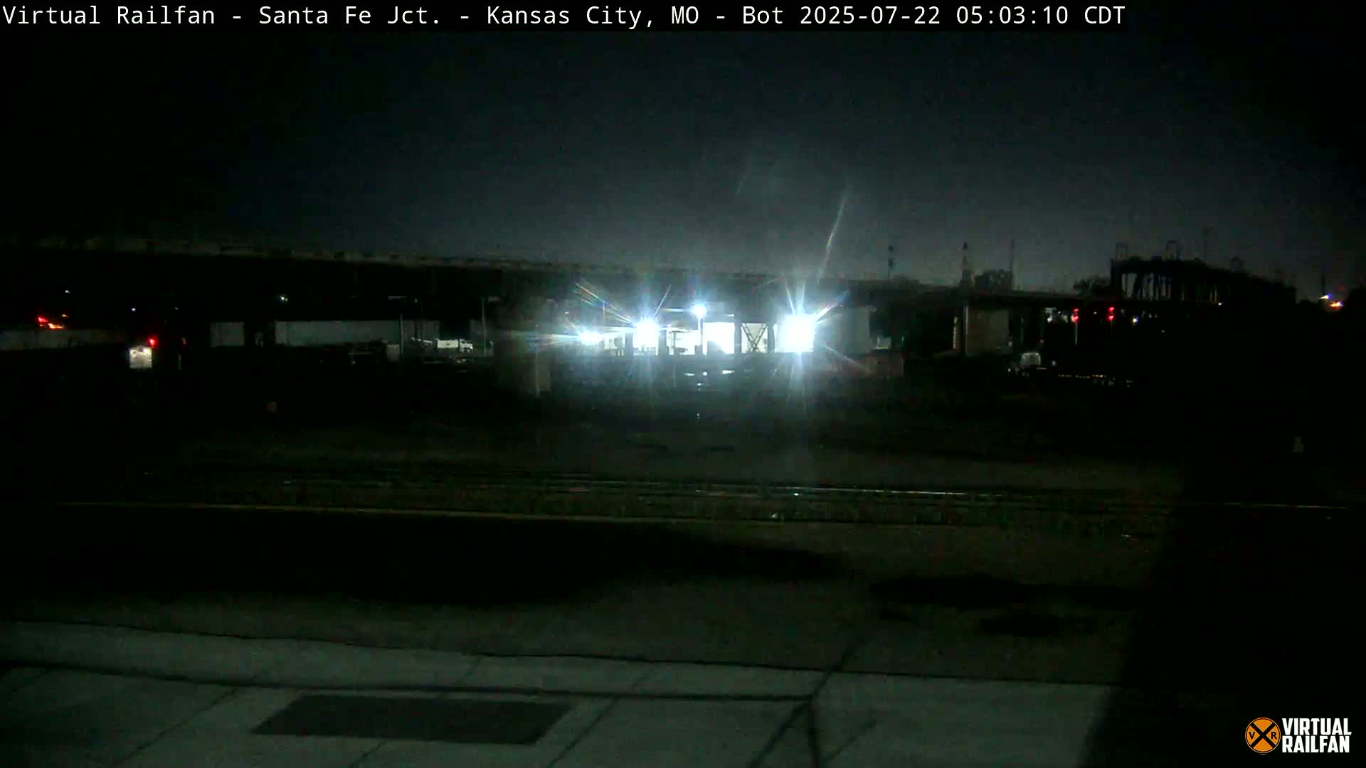 Kansas City Santa Fe Railway Junction Live Cam - Kansas City, Jackson, Missouri, USA 