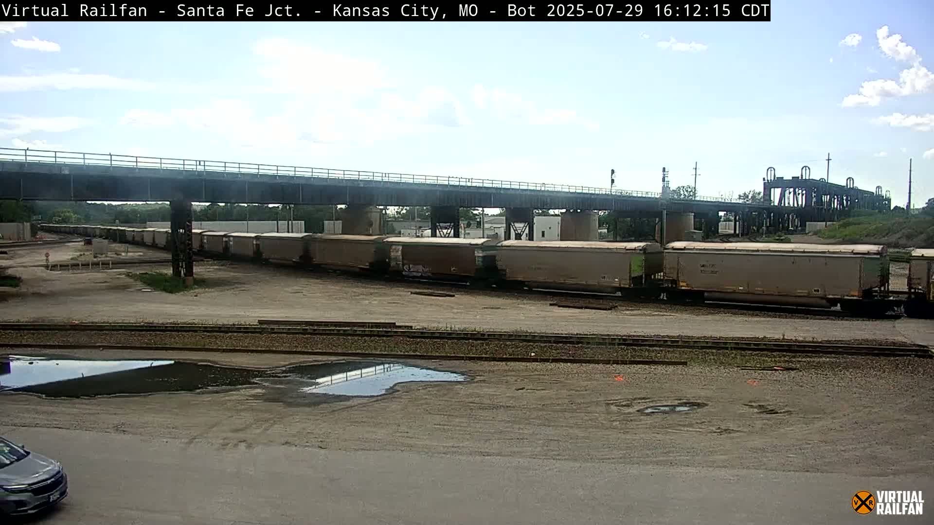 Kansas City Santa Fe Railway Junction Live Cam - Kansas City, Jackson, Missouri, USA 