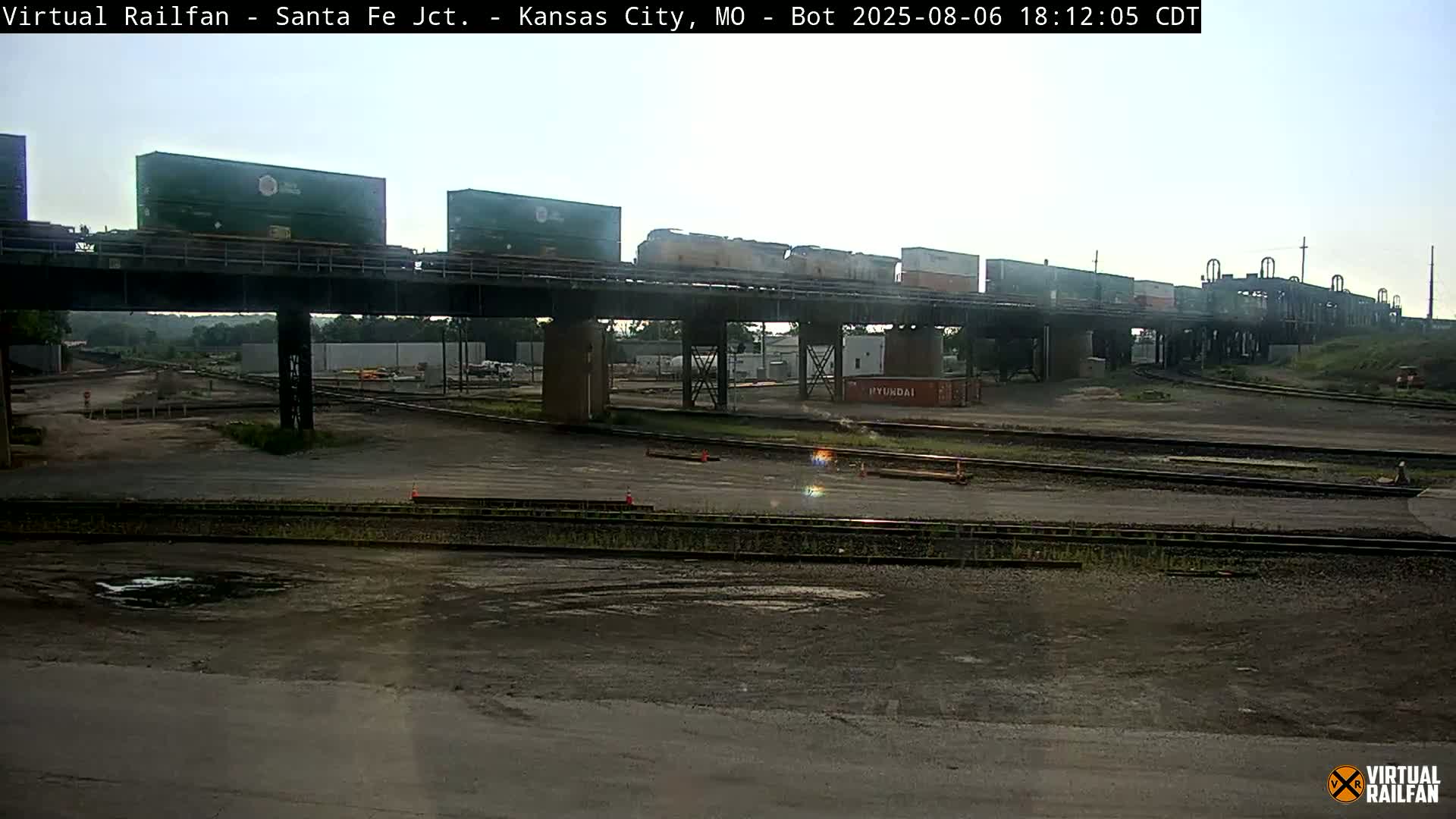 Kansas City Santa Fe Railway Junction Live Cam - Kansas City, Jackson, Missouri, USA