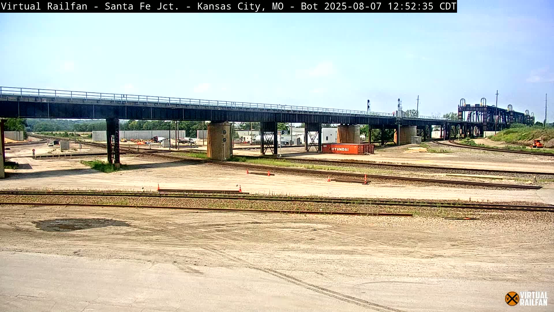 Kansas City Santa Fe Railway Junction Live Cam - Kansas City, Jackson, Missouri, USA 