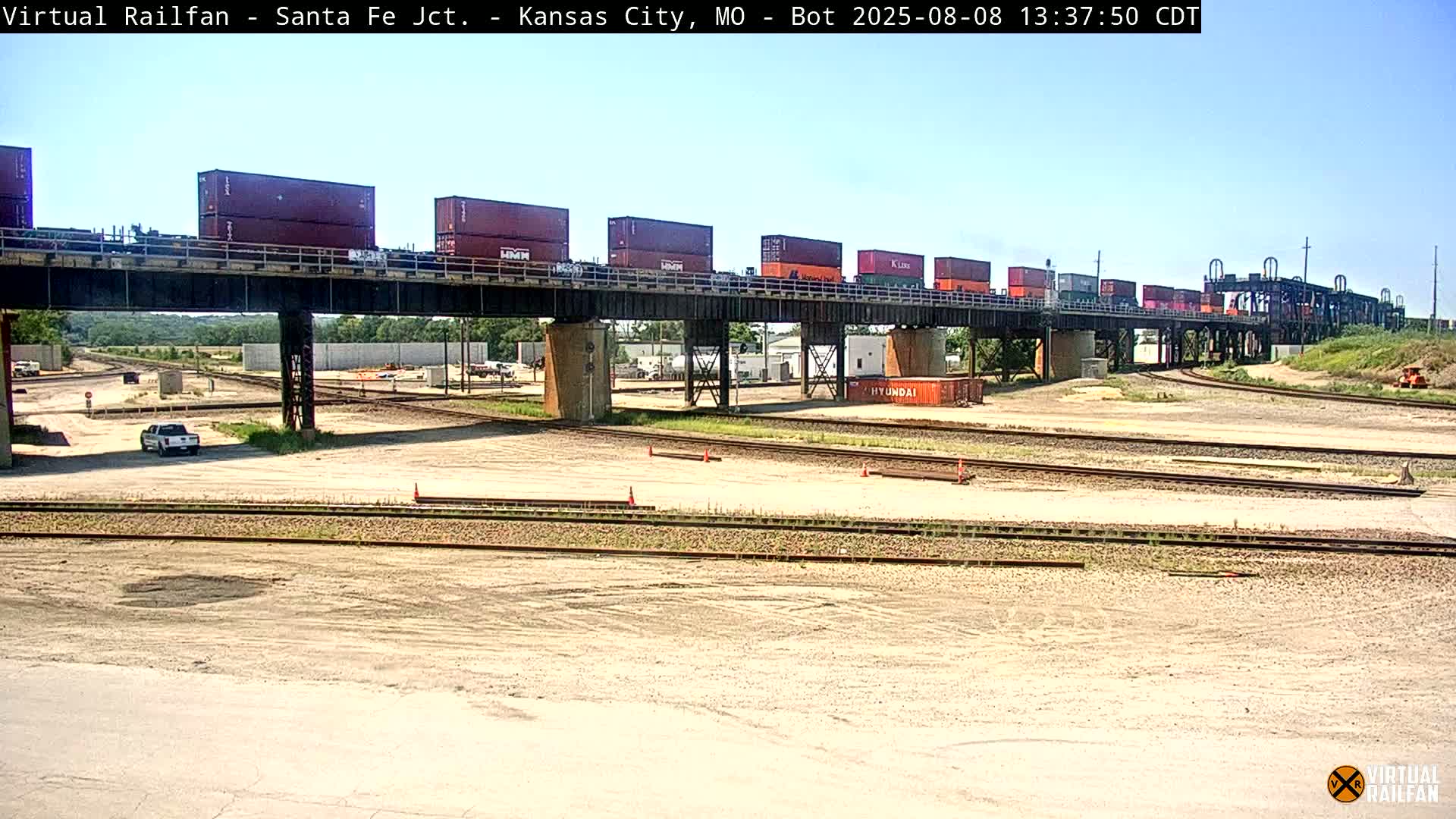 Kansas City Santa Fe Railway Junction Live Cam - Kansas City, Jackson, Missouri, USA 