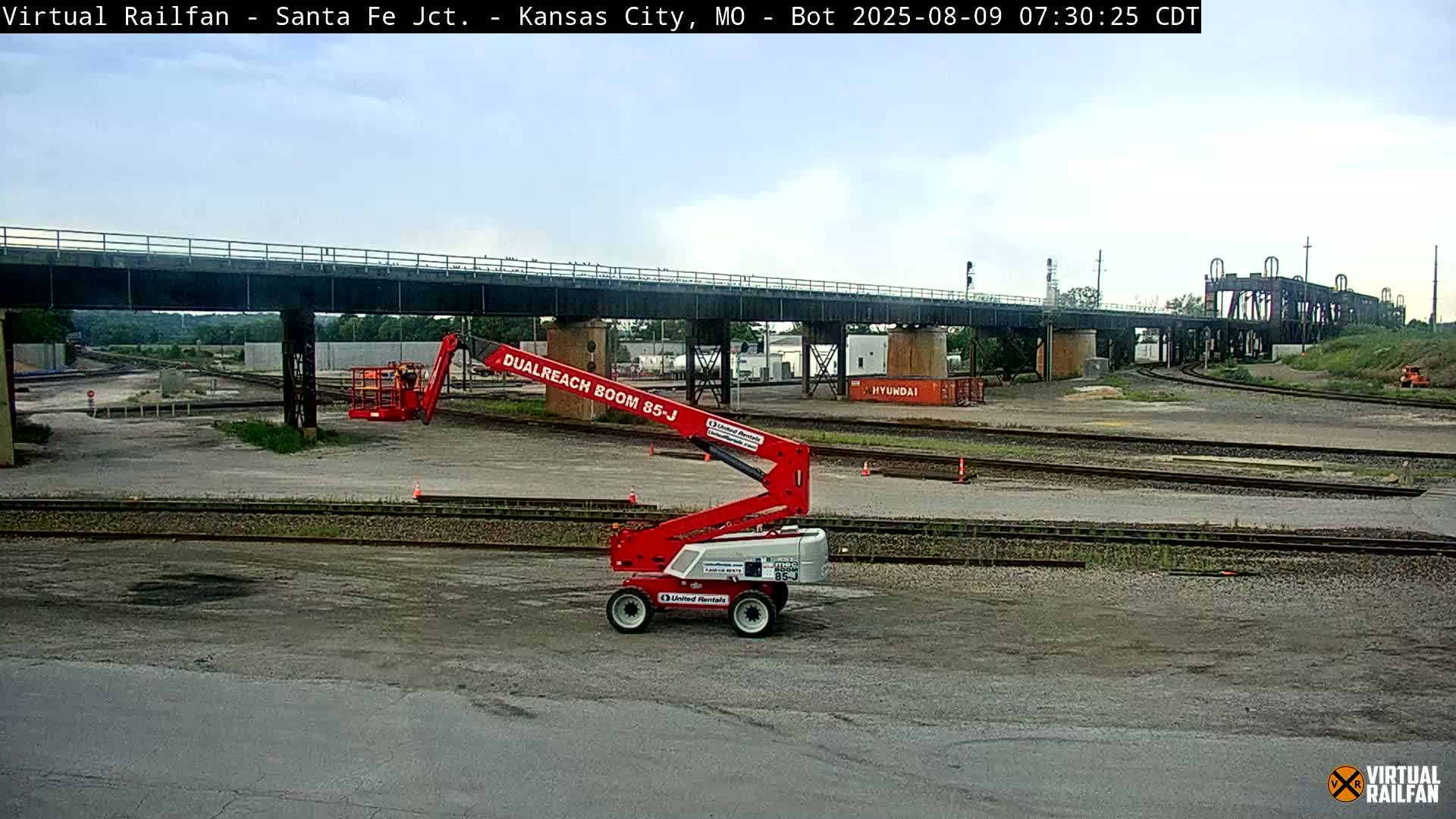 Kansas City Santa Fe Railway Junction Live Cam - Kansas City, Jackson, Missouri, USA 
