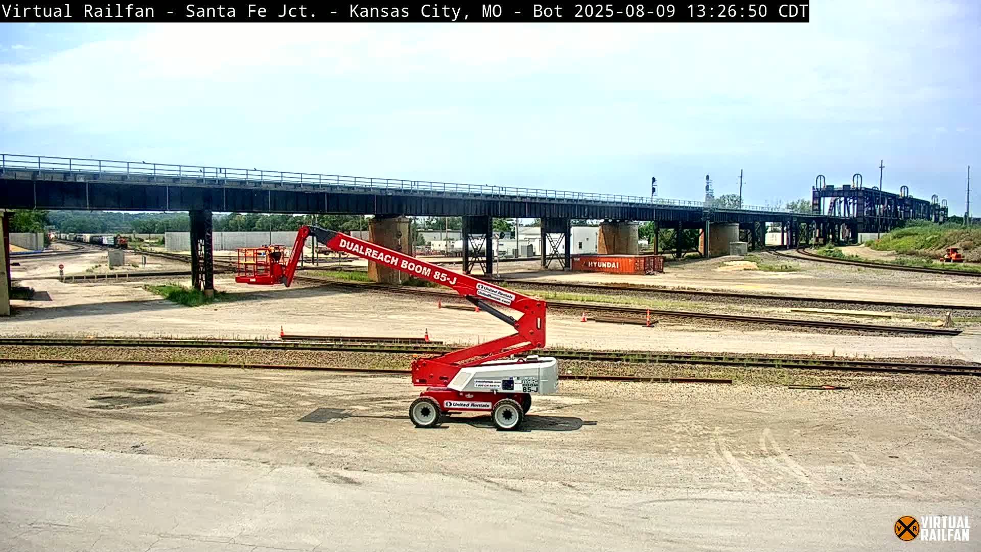 Kansas City Santa Fe Railway Junction Live Cam - Kansas City, Jackson, Missouri, USA 