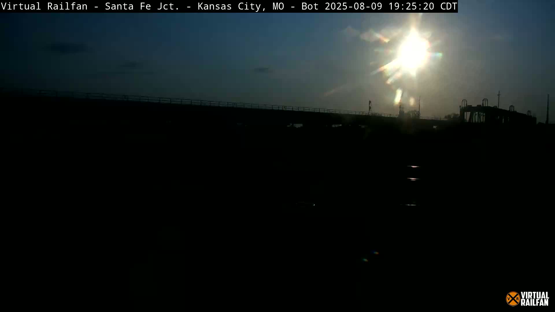 Kansas City Santa Fe Railway Junction Live Cam - Kansas City, Jackson, Missouri, USA 