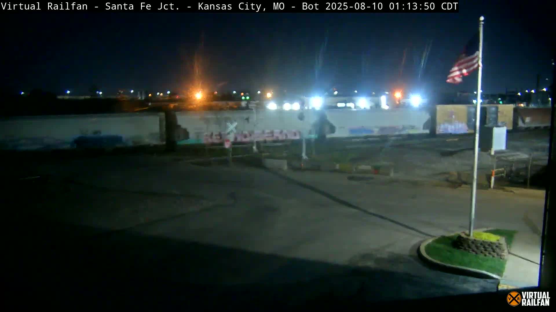 Kansas City Santa Fe Railway Junction Live Cam - Kansas City, Jackson, Missouri, USA 