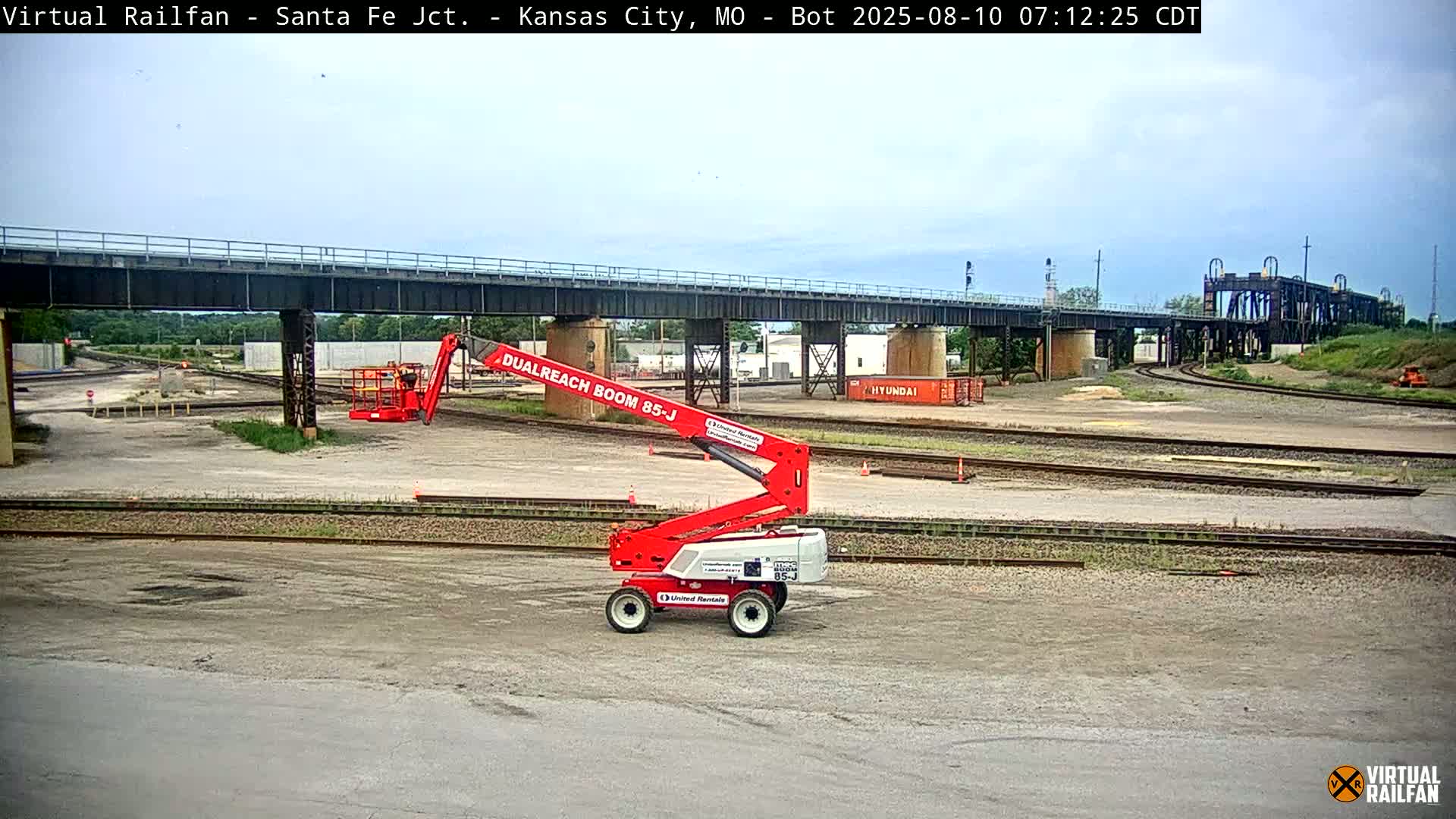 Kansas City Santa Fe Railway Junction Live Cam - Kansas City, Jackson, Missouri, USA 
