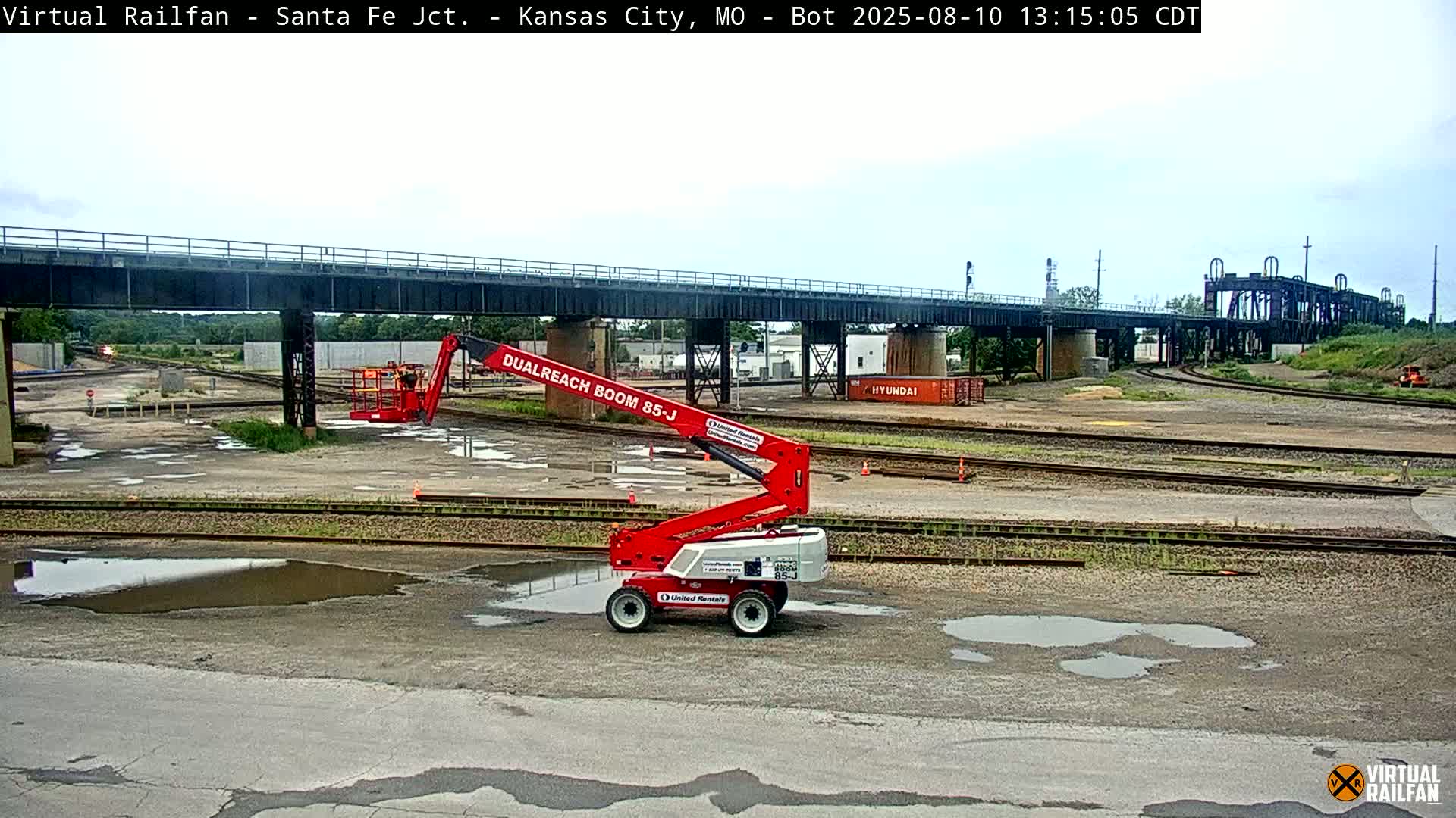 Kansas City Santa Fe Railway Junction Live Cam - Kansas City, Jackson, Missouri, USA 