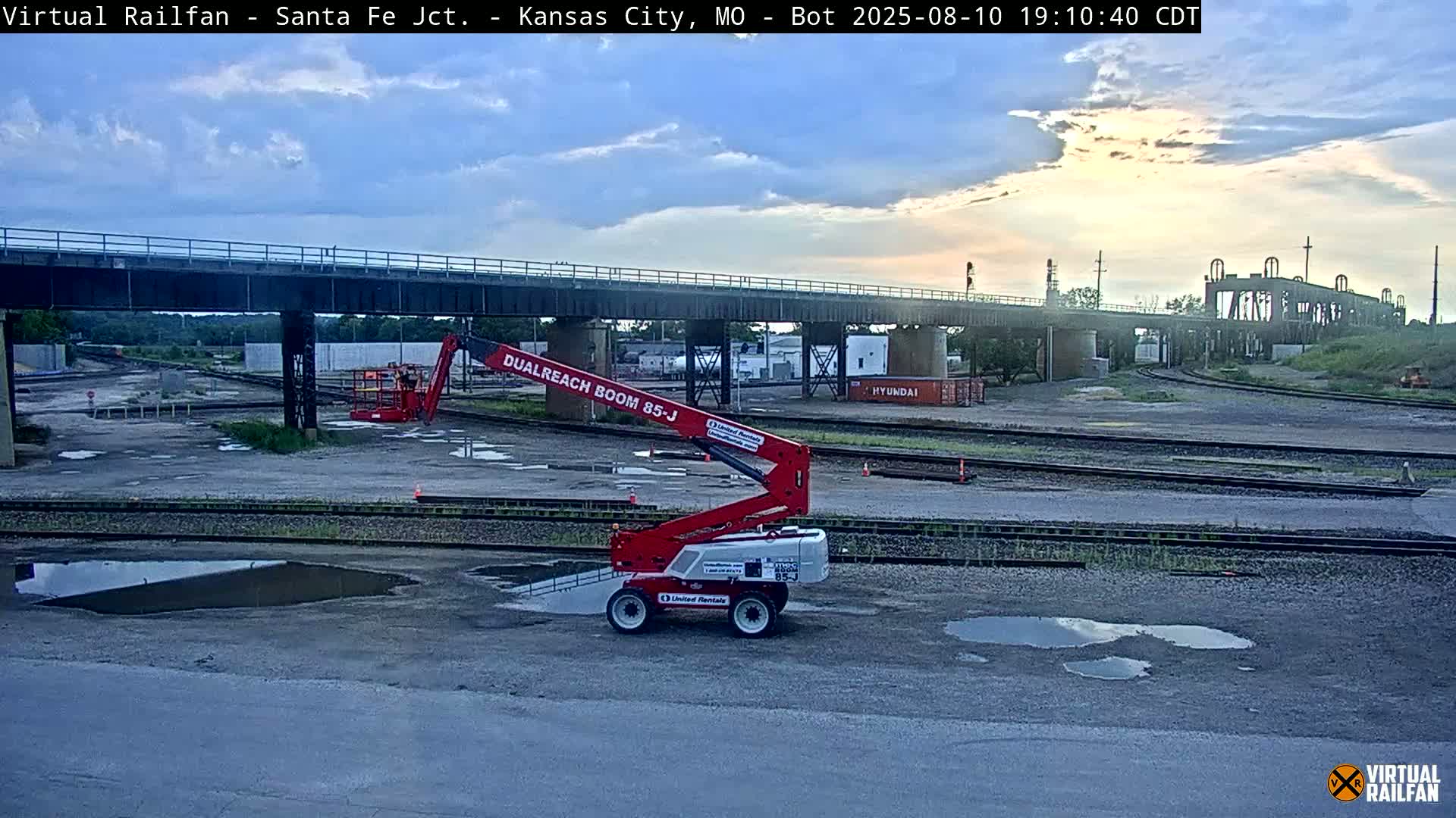 Kansas City Santa Fe Railway Junction Live Cam - Kansas City, Jackson, Missouri, USA 