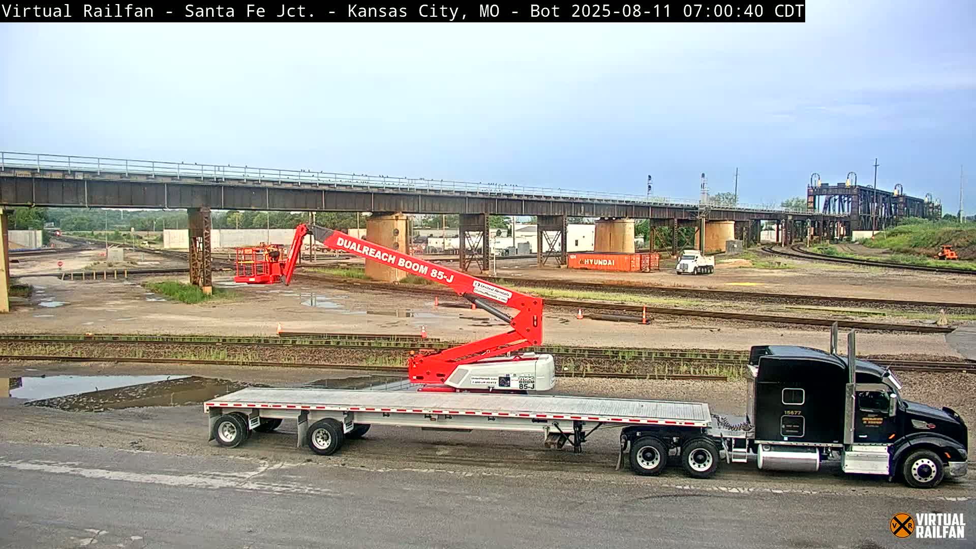 Kansas City Santa Fe Railway Junction Live Cam - Kansas City, Jackson, Missouri, USA 