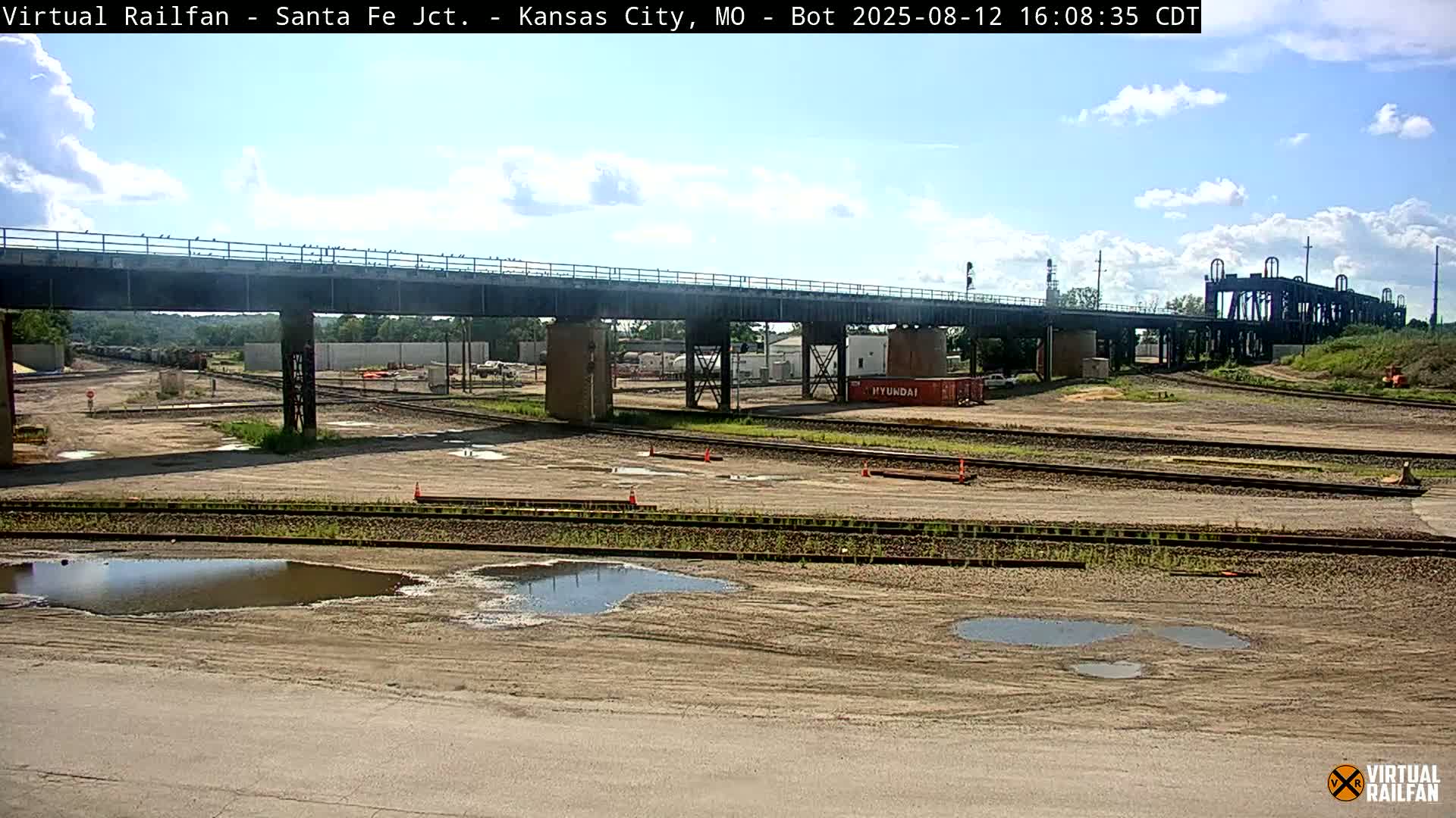 Kansas City Santa Fe Railway Junction Live Cam - Kansas City, Jackson, Missouri, USA 