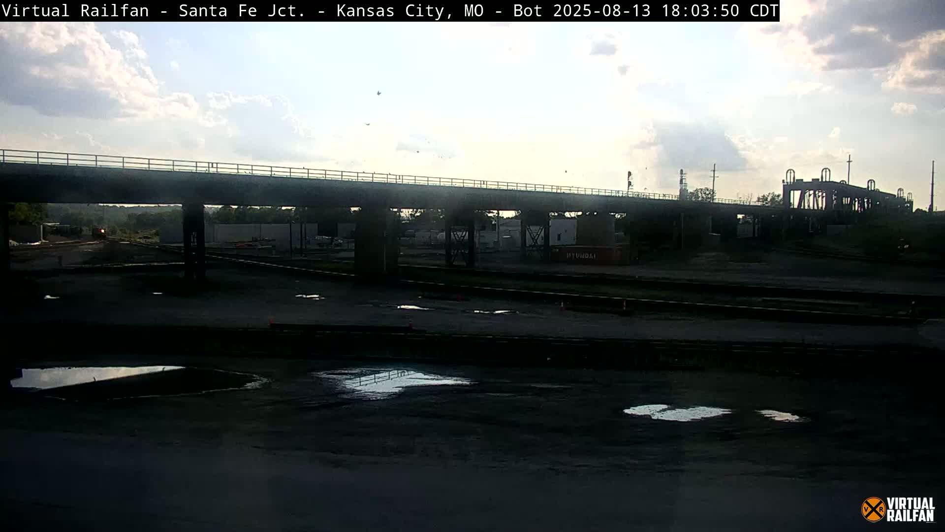 Kansas City Santa Fe Railway Junction Live Cam - Kansas City, Jackson, Missouri, USA 
