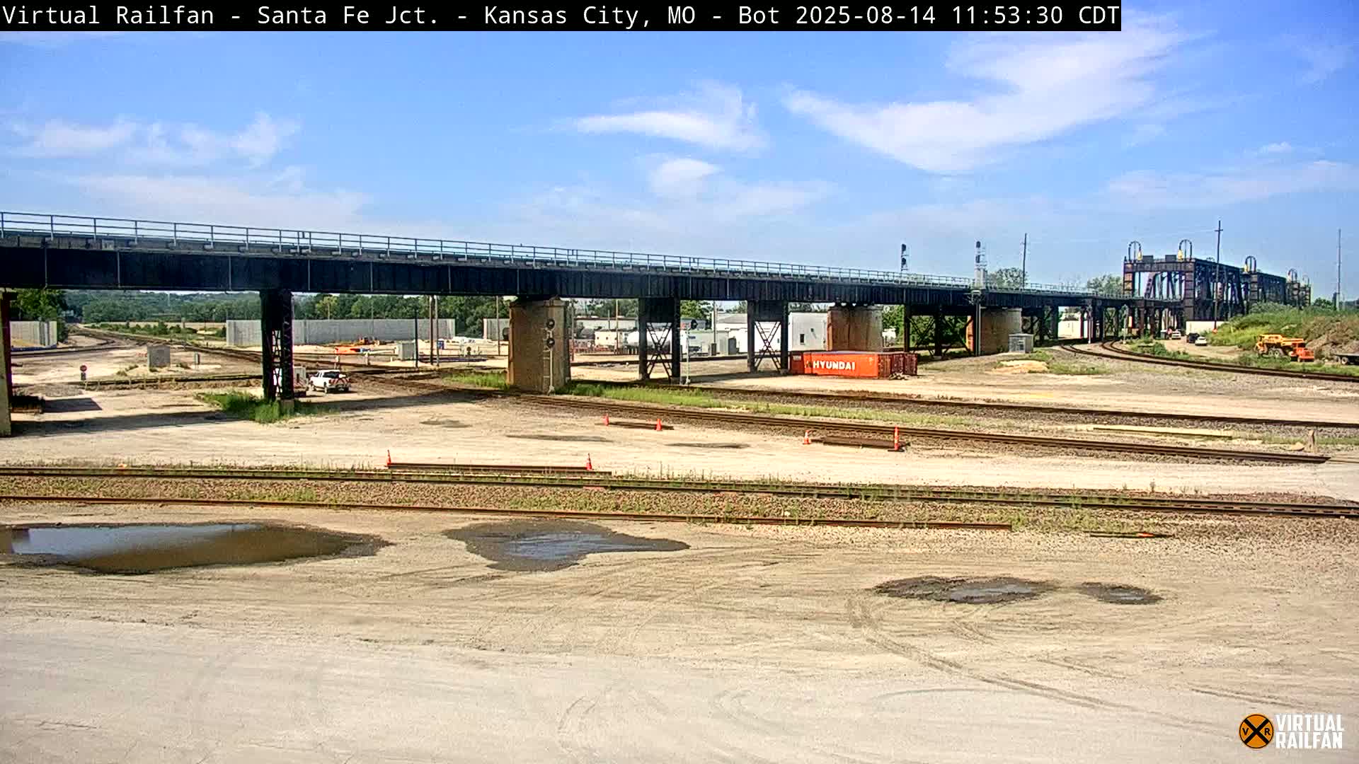 Kansas City Santa Fe Railway Junction Live Cam - Kansas City, Jackson, Missouri, USA 