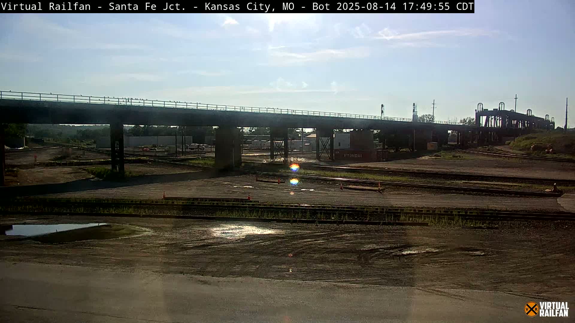 Kansas City Santa Fe Railway Junction Live Cam - Kansas City, Jackson, Missouri, USA 