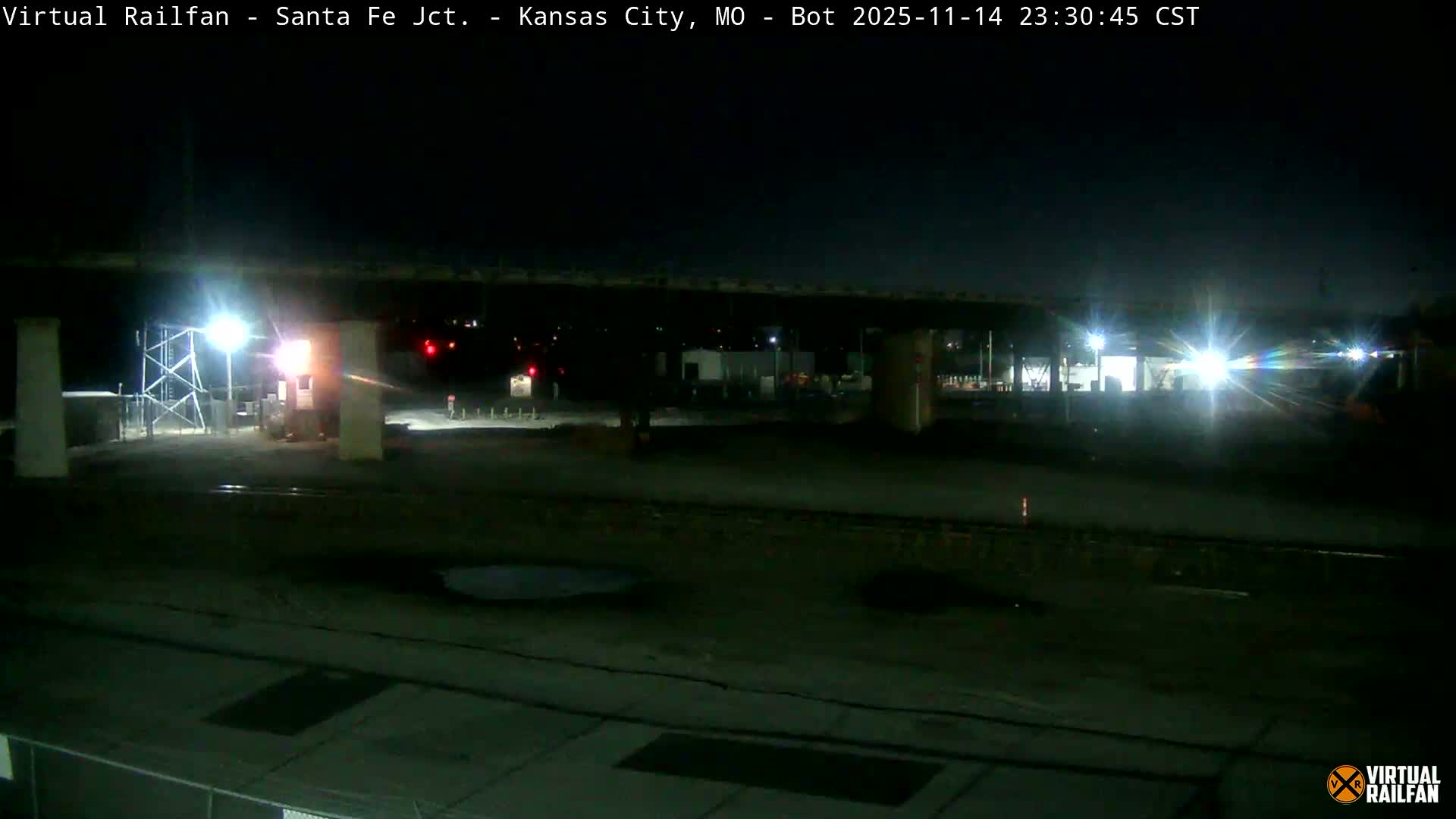 Kansas City Santa Fe Railway Junction Live Cam - Kansas City, Jackson, Missouri, USA 