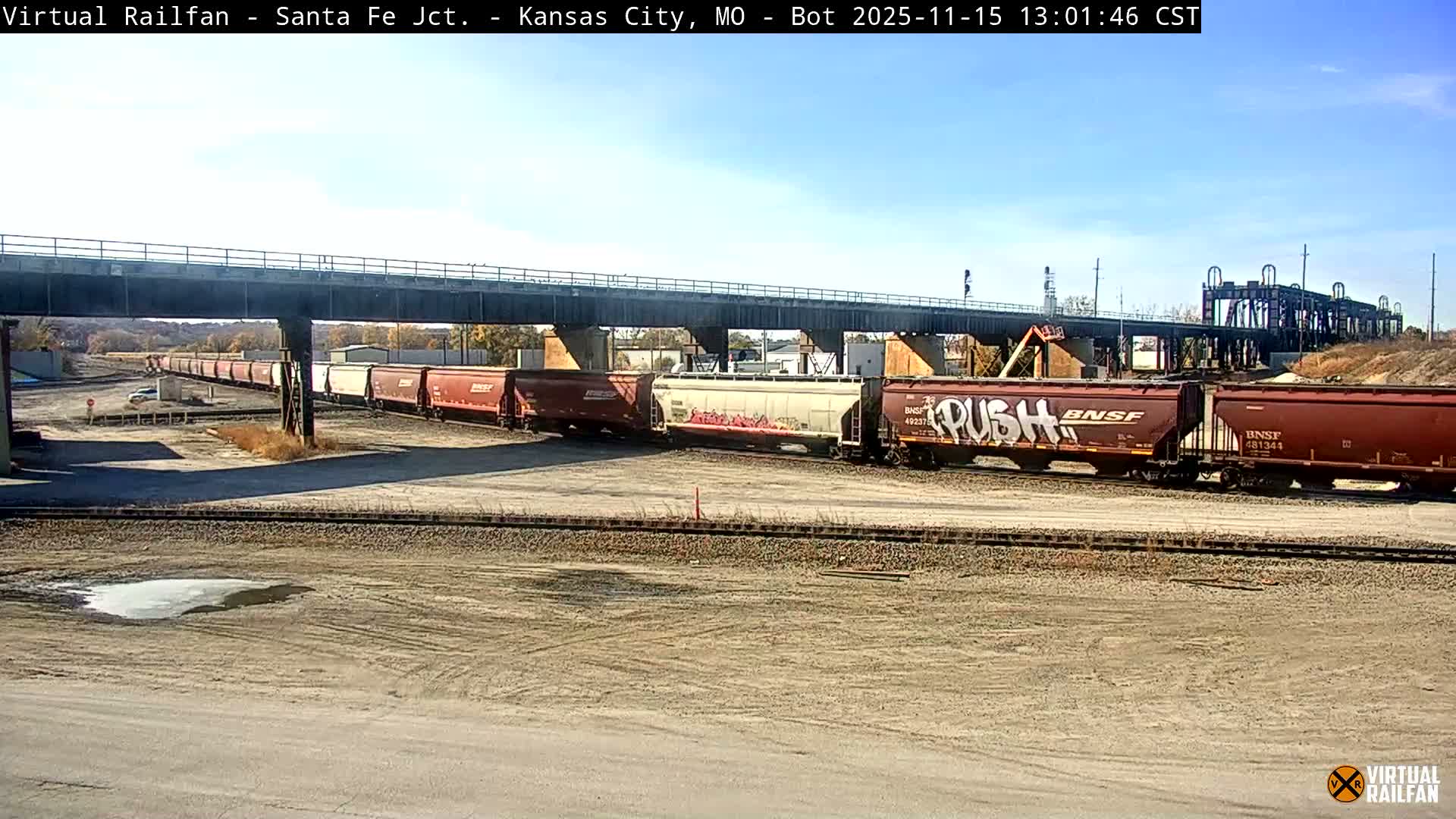 Kansas City Santa Fe Railway Junction Live Cam - Kansas City, Jackson, Missouri, USA 