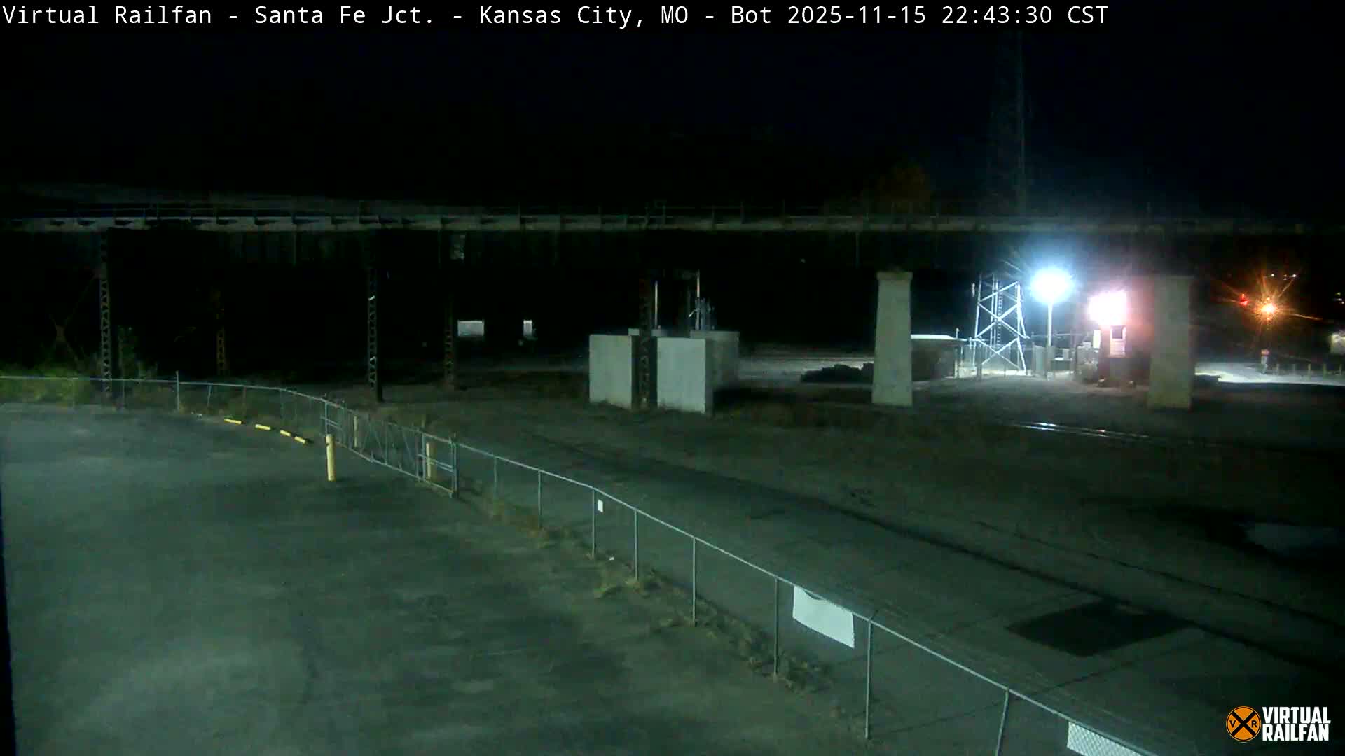 Kansas City Santa Fe Railway Junction Live Cam - Kansas City, Jackson, Missouri, USA 