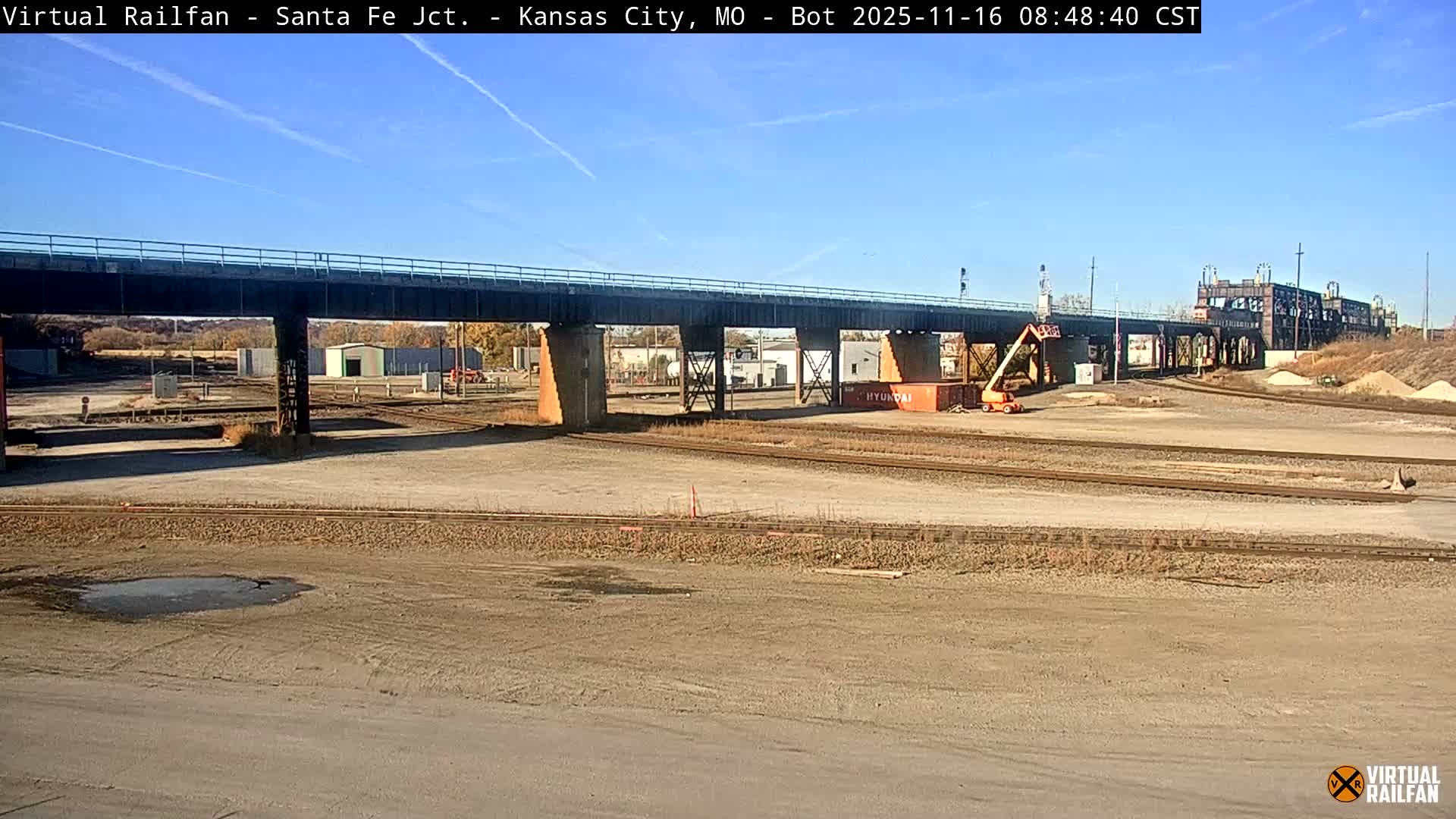 Kansas City Santa Fe Railway Junction Live Cam - Kansas City, Jackson, Missouri, USA 