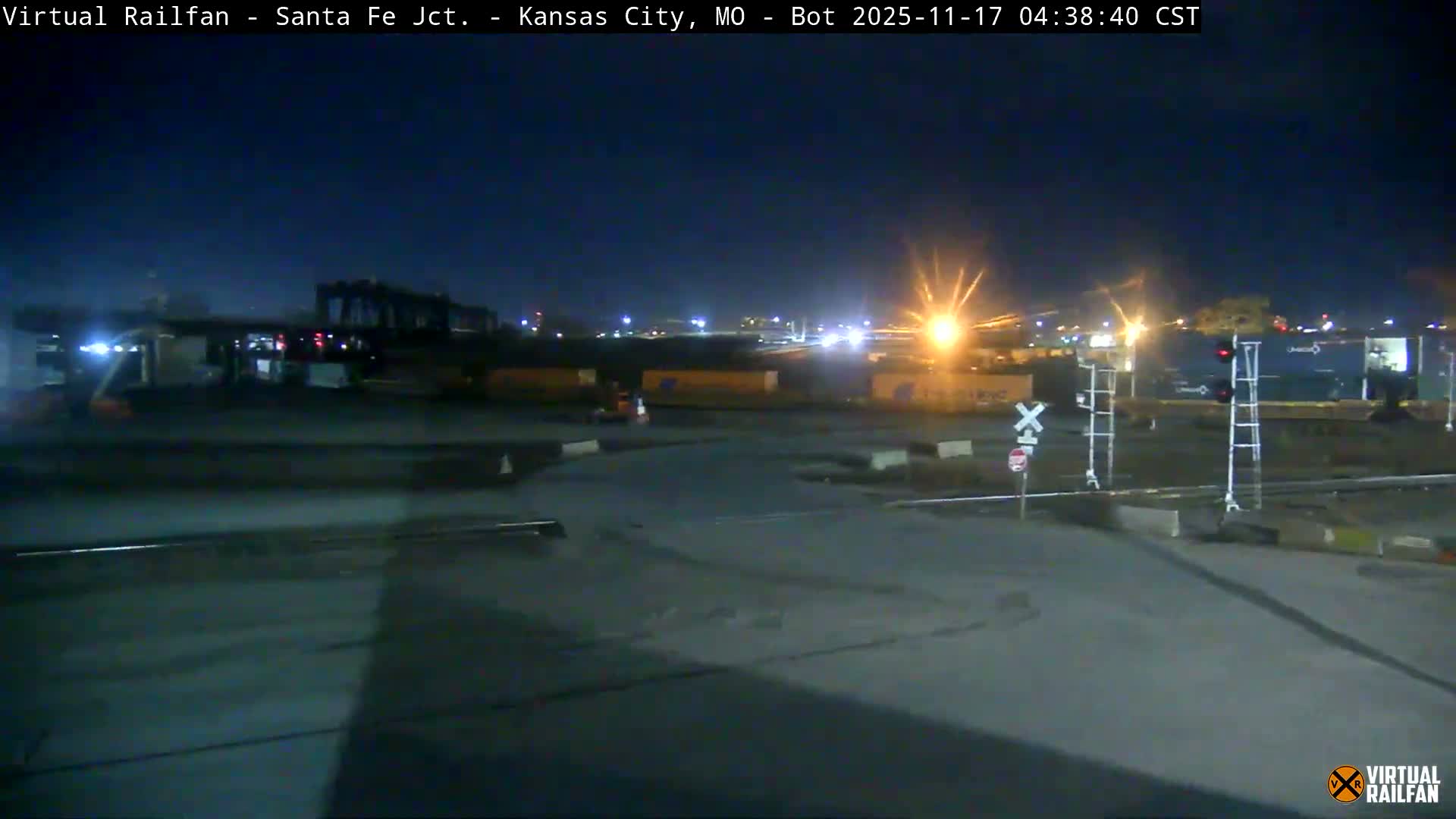 Kansas City Santa Fe Railway Junction Live Cam - Kansas City, Jackson, Missouri, USA 