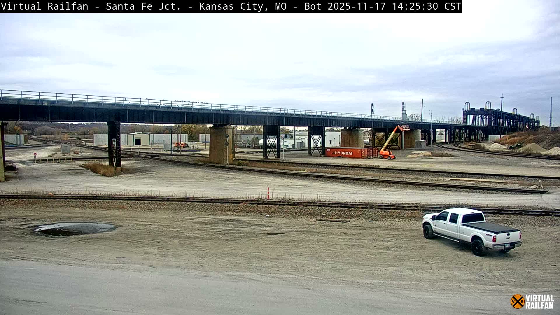 Kansas City Santa Fe Railway Junction Live Cam - Kansas City, Jackson, Missouri, USA 
