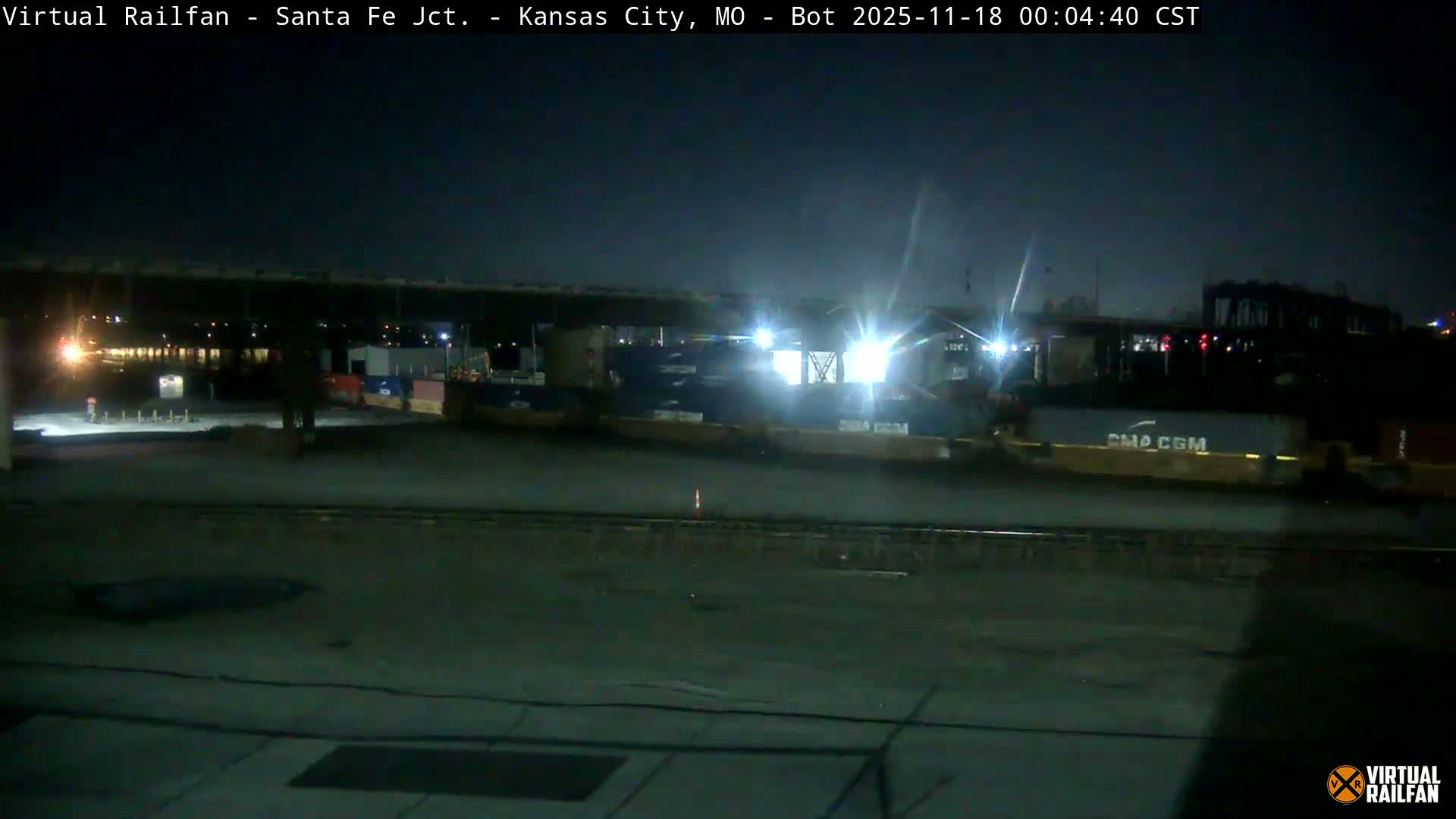 Kansas City Santa Fe Railway Junction Live Cam - Kansas City, Jackson, Missouri, USA 