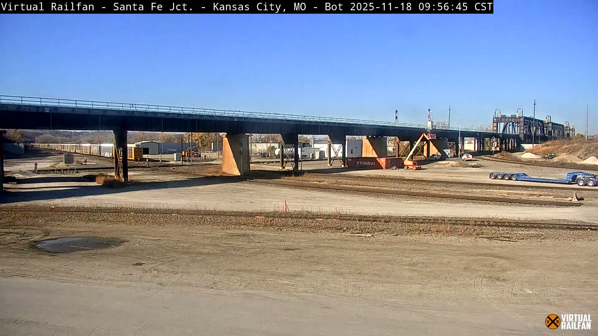 Kansas City Santa Fe Railway Junction Live Cam - Kansas City, Jackson, Missouri, USA 