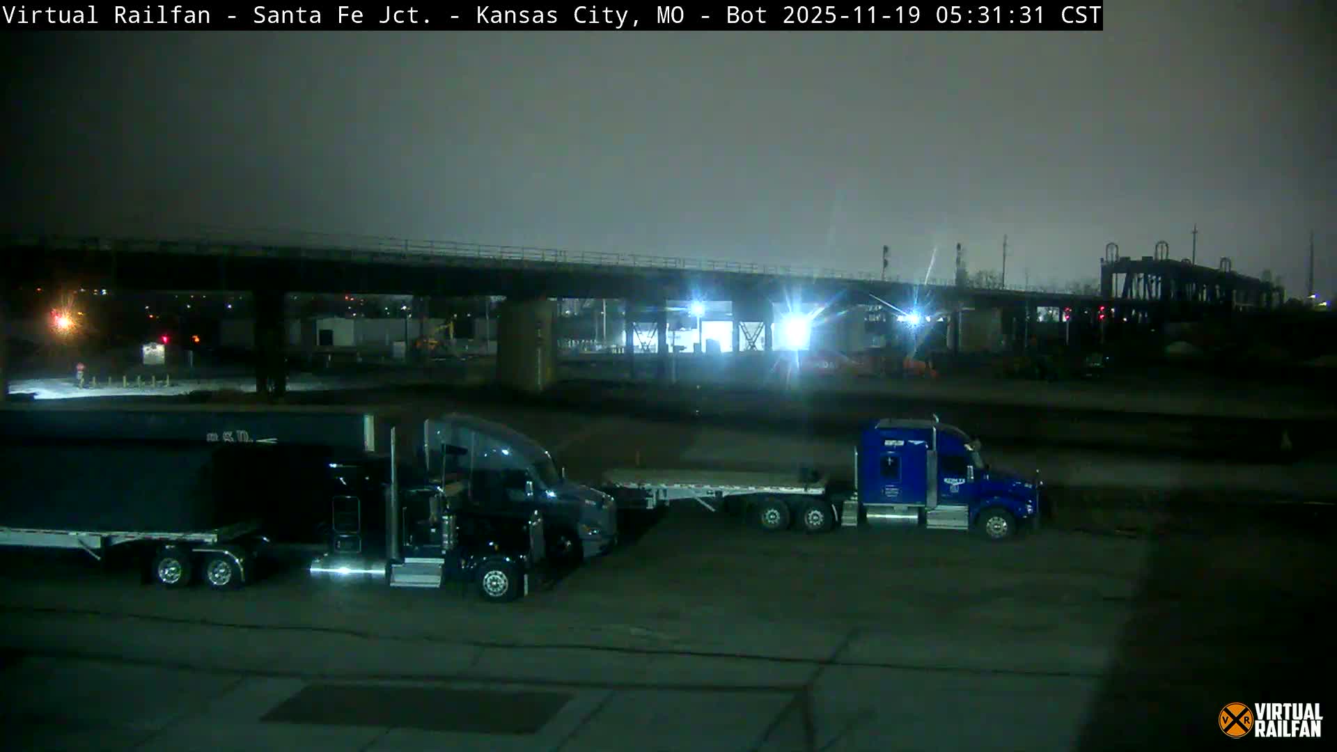 Kansas City Santa Fe Railway Junction Live Cam - Kansas City, Jackson, Missouri, USA 