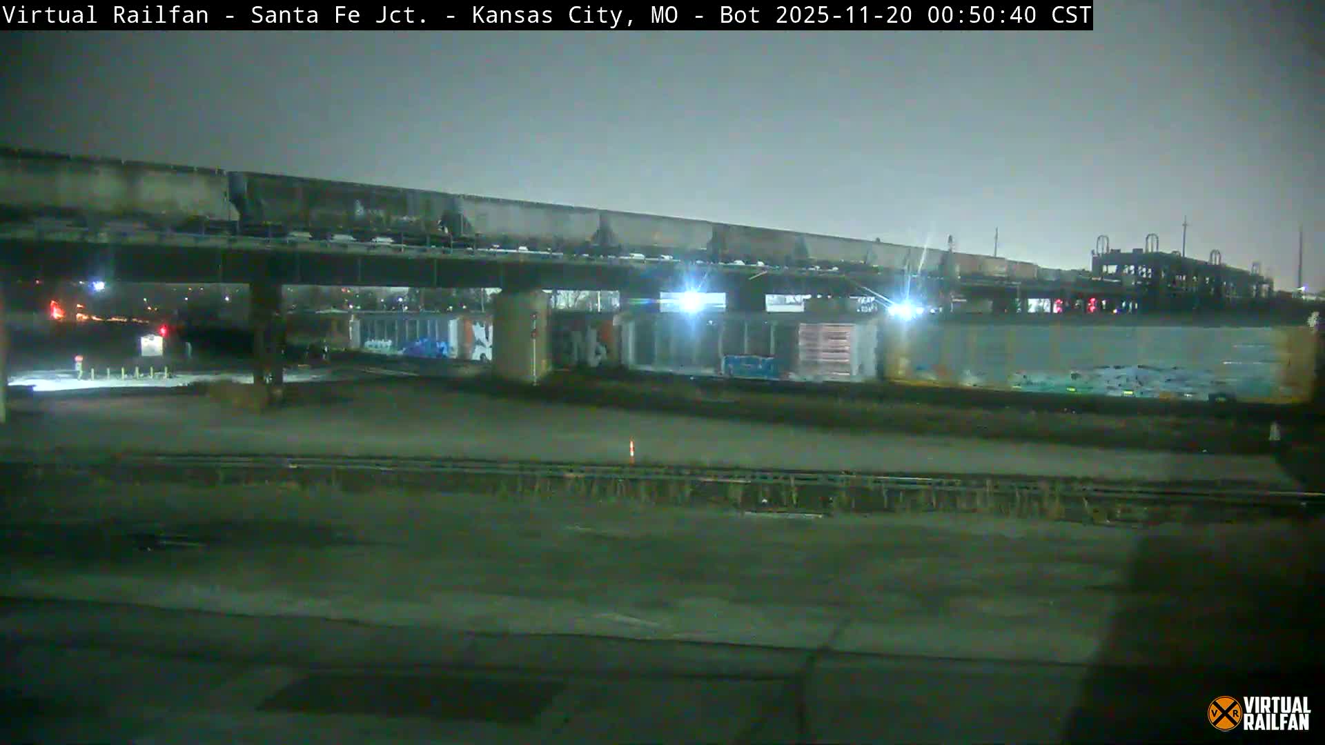 Kansas City Santa Fe Railway Junction Live Cam - Kansas City, Jackson, Missouri, USA 