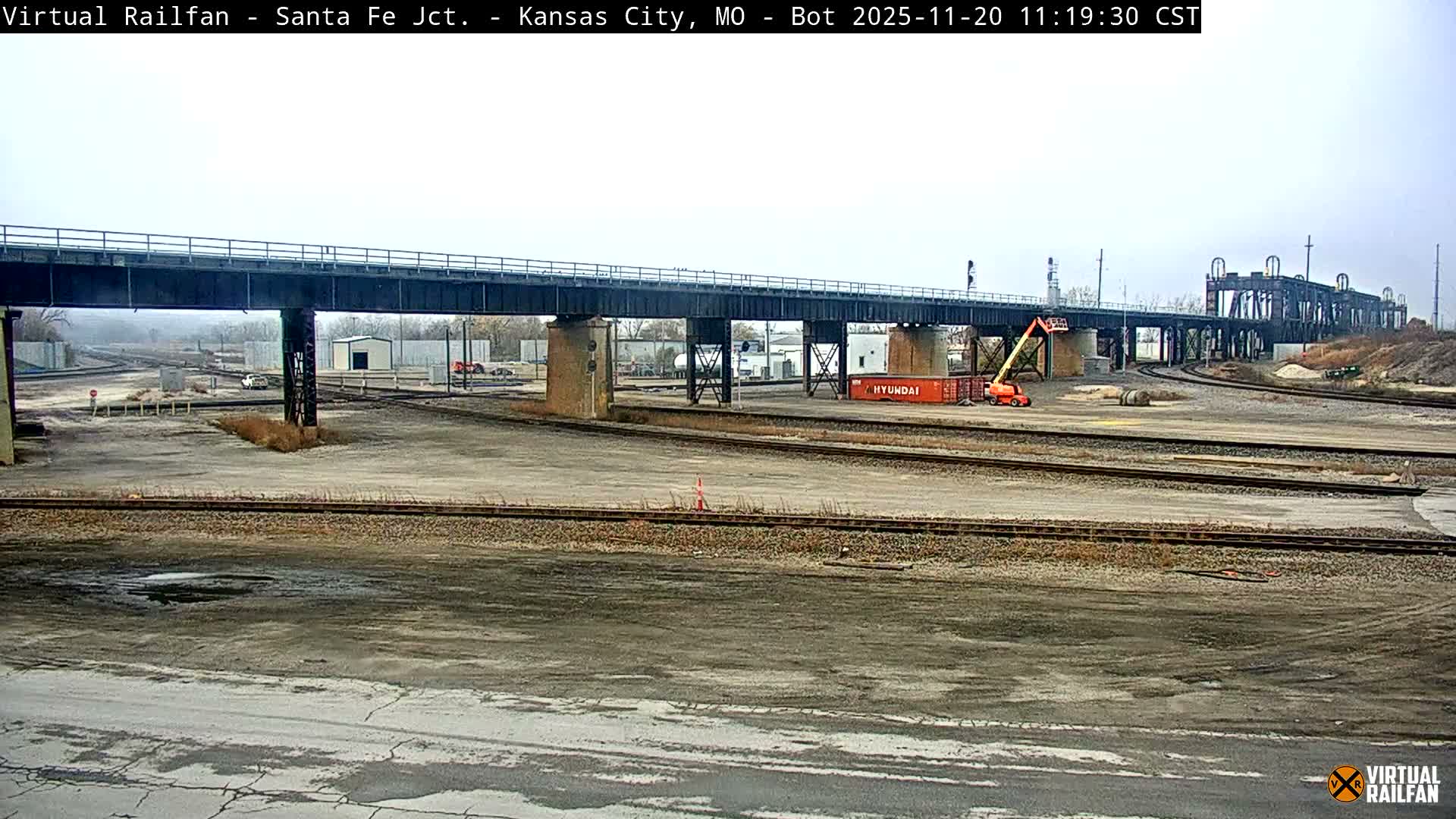 Kansas City Santa Fe Railway Junction Live Cam - Kansas City, Jackson, Missouri, USA 