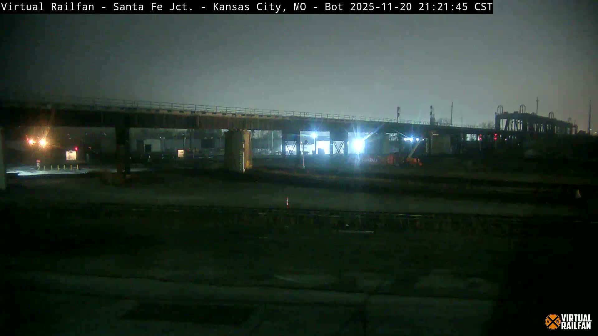 Kansas City Santa Fe Railway Junction Live Cam - Kansas City, Jackson, Missouri, USA 