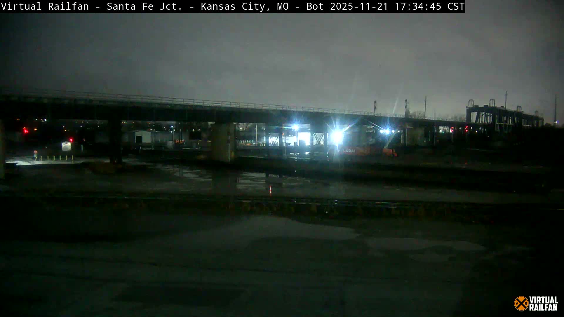 Kansas City Santa Fe Railway Junction Live Cam - Kansas City, Jackson, Missouri, USA 