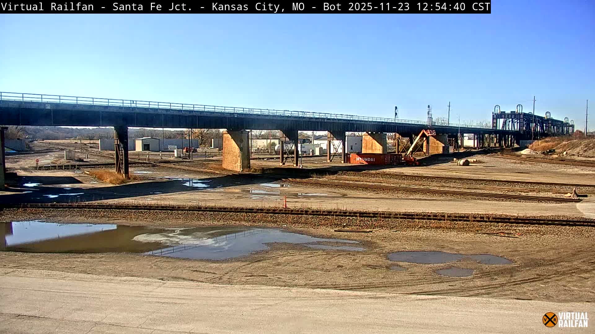Kansas City Santa Fe Railway Junction Live Cam - Kansas City, Jackson, Missouri, USA 