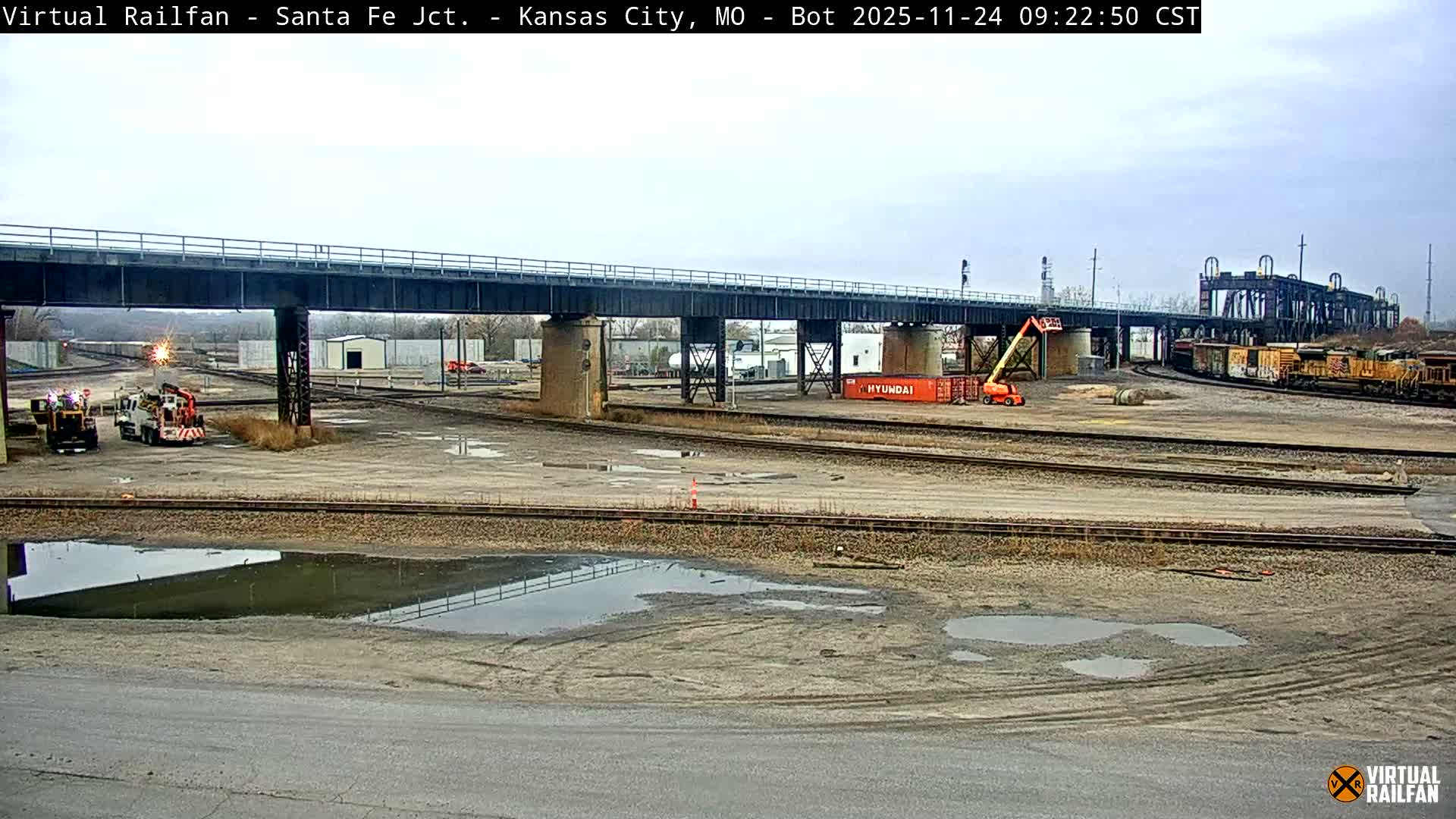 Kansas City Santa Fe Railway Junction Live Cam - Kansas City, Jackson, Missouri, USA 