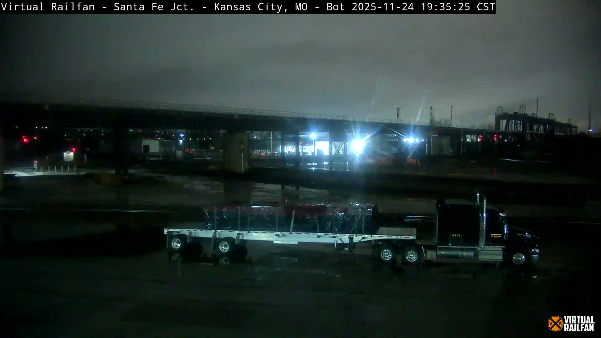 Kansas City Santa Fe Railway Junction Live Cam - Kansas City, Jackson, Missouri, USA 