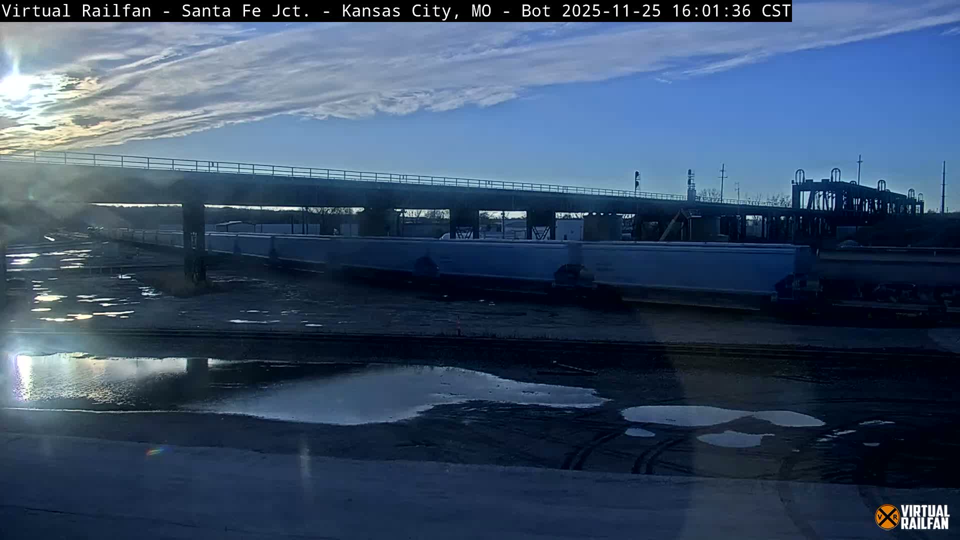 Kansas City Santa Fe Railway Junction Live Cam - Kansas City, Jackson, Missouri, USA 