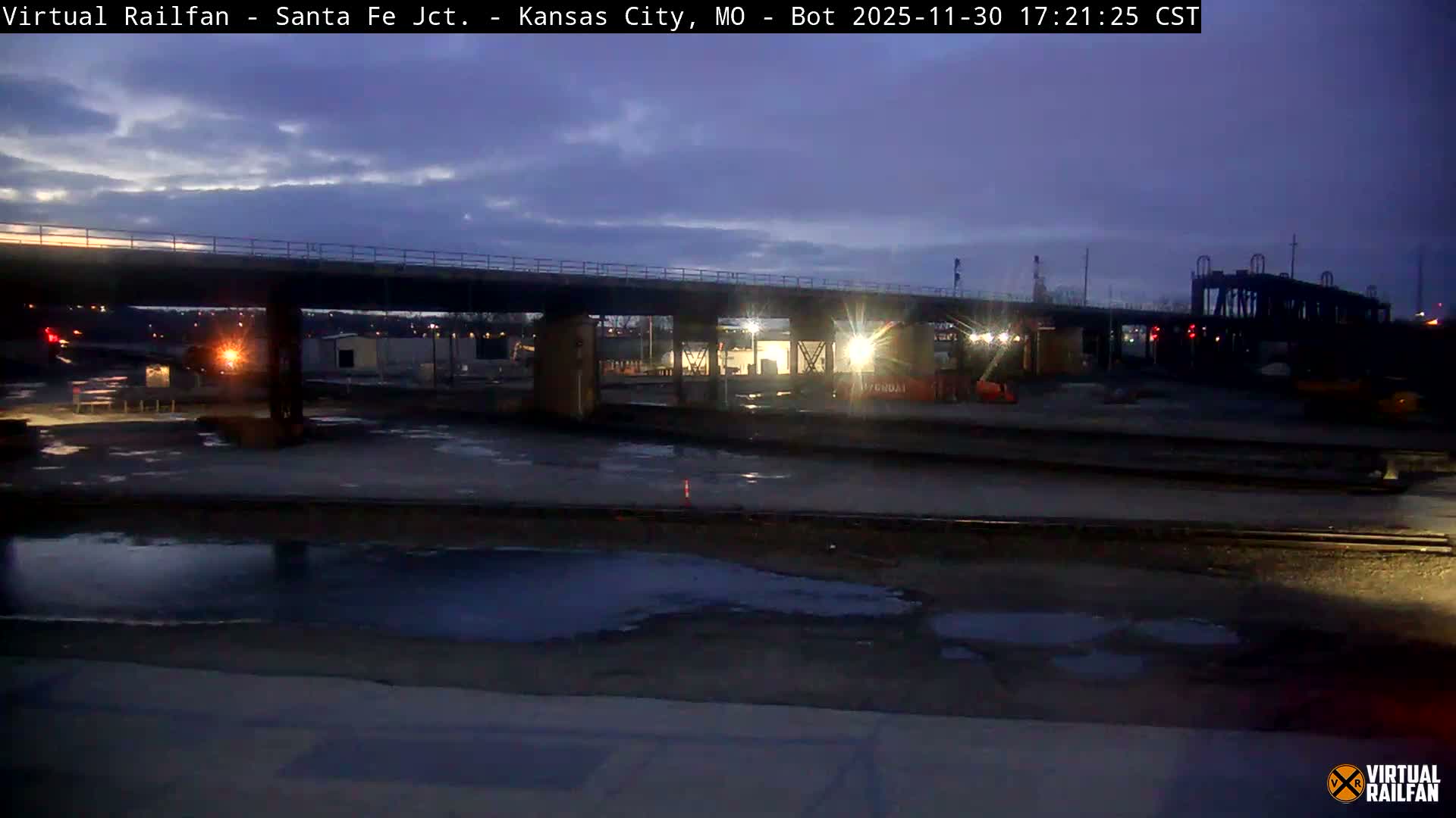 Kansas City Santa Fe Railway Junction Live Cam - Kansas City, Jackson, Missouri, USA 