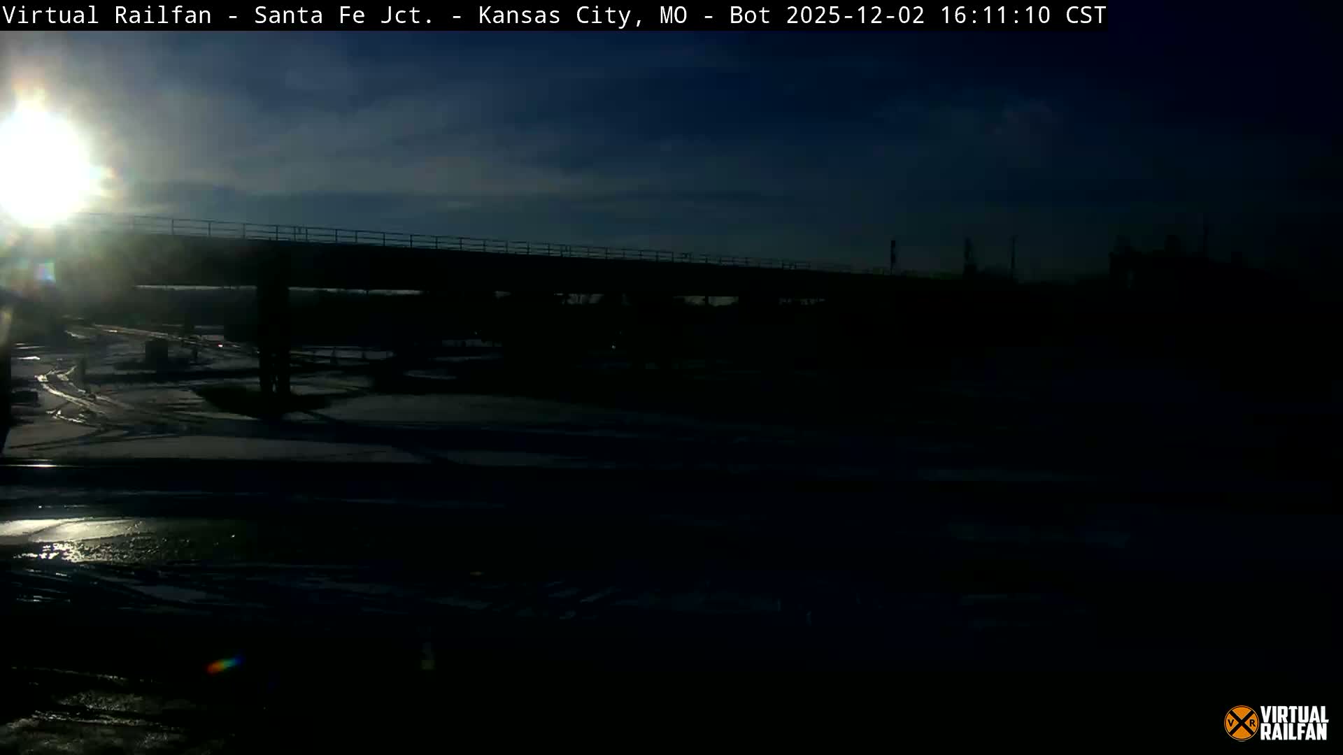 Kansas City Santa Fe Railway Junction Live Cam - Kansas City, Jackson, Missouri, USA 
