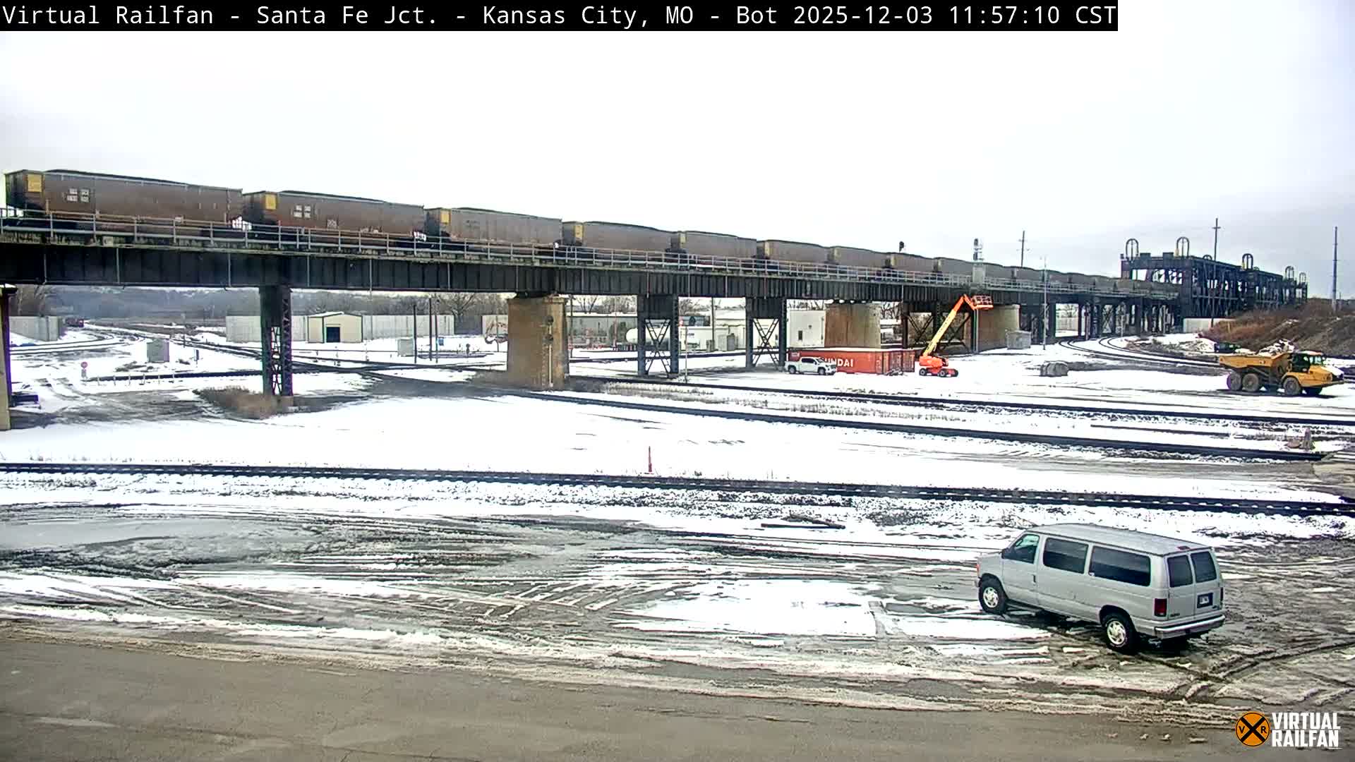 Kansas City Santa Fe Railway Junction Live Cam - Kansas City, Jackson, Missouri, USA 