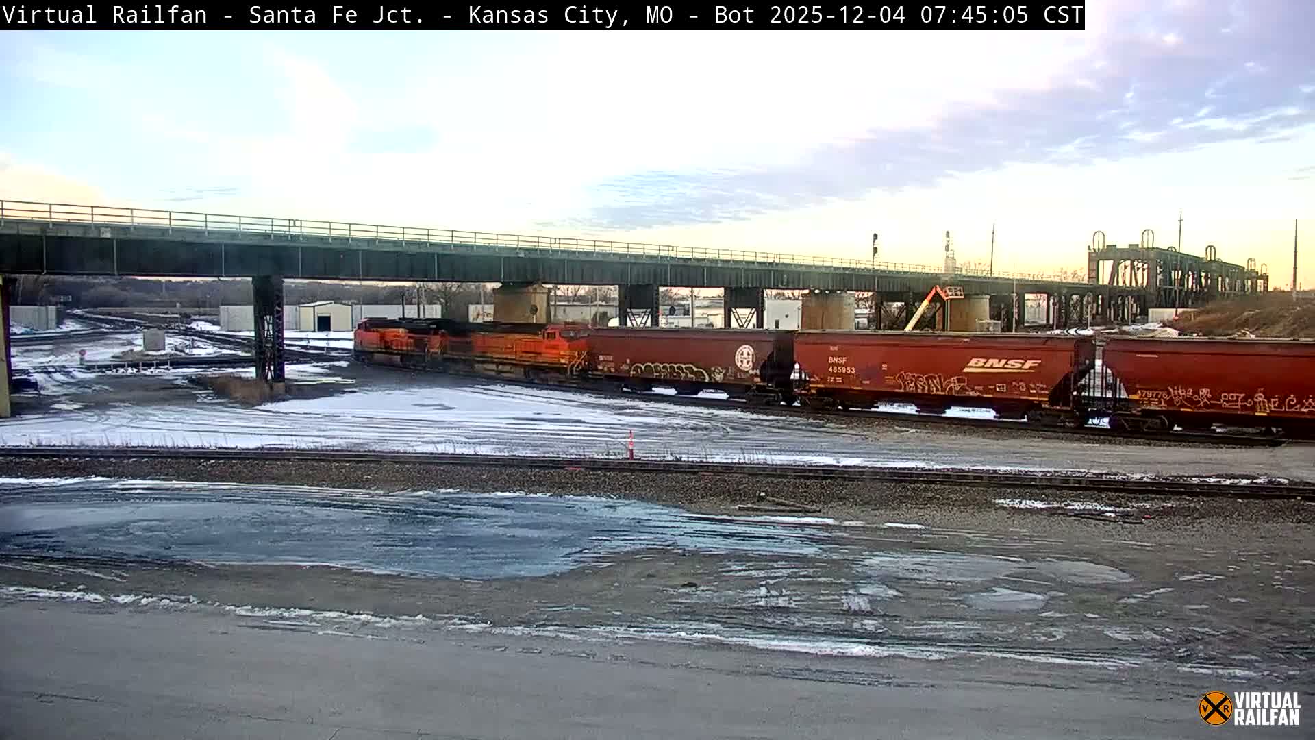 Kansas City Santa Fe Railway Junction Live Cam - Kansas City, Jackson, Missouri, USA 