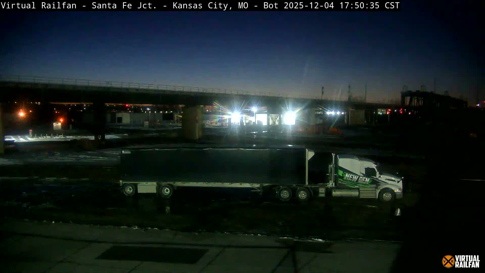 Kansas City Santa Fe Railway Junction Live Cam - Kansas City, Jackson, Missouri, USA 